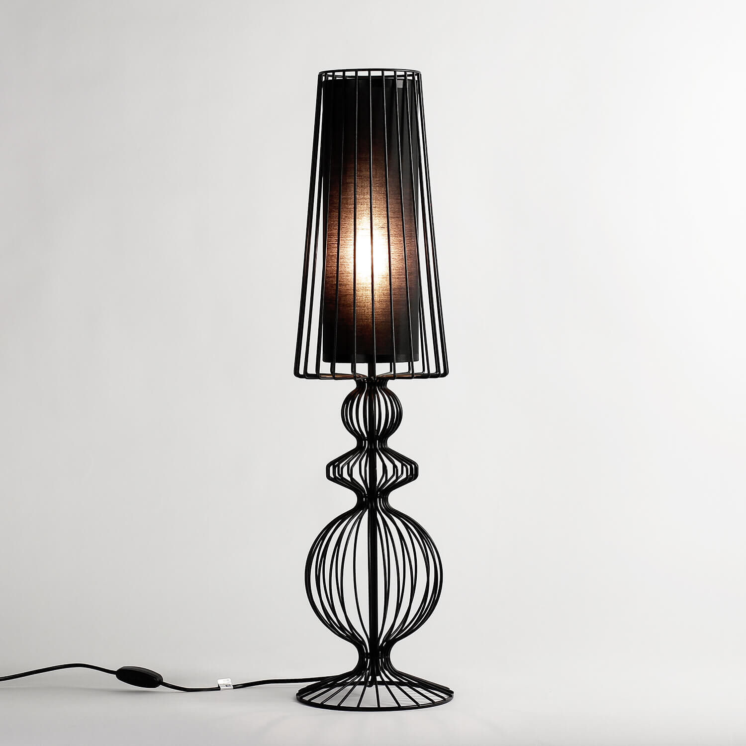 Lampe de chevet moderne noire