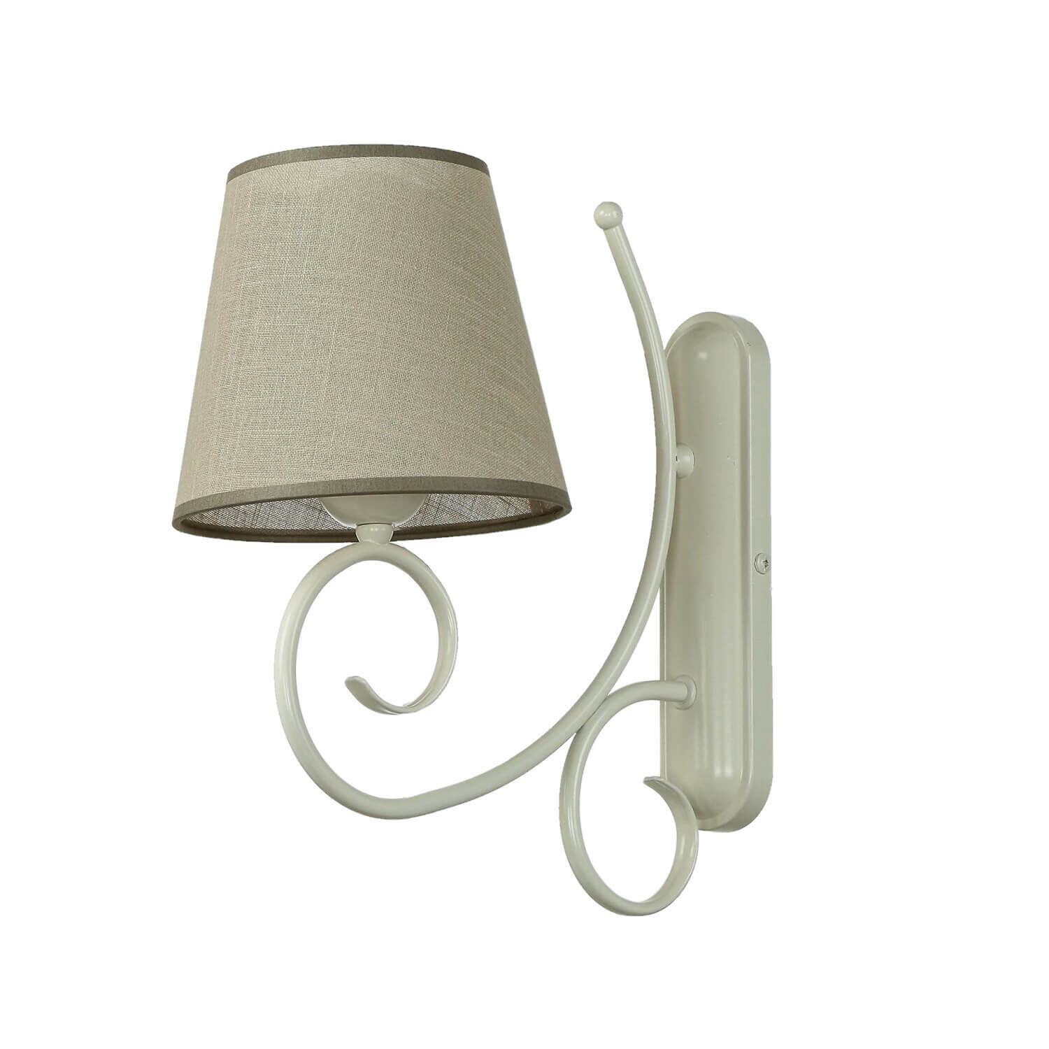 Applique beige tissu campagne ABUELA luminaire