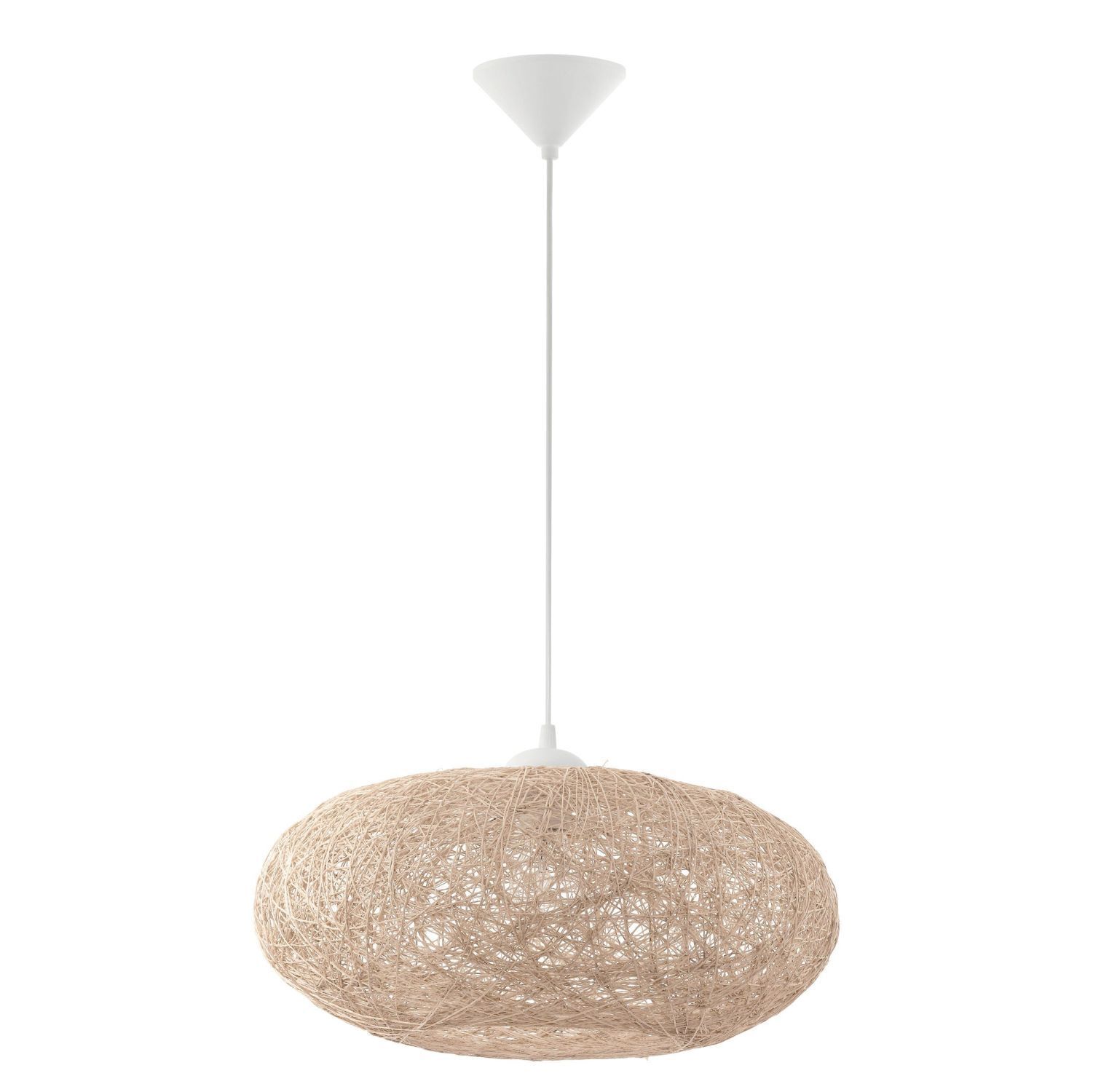 Lampe à suspendre Campilo Beige Ø45cm