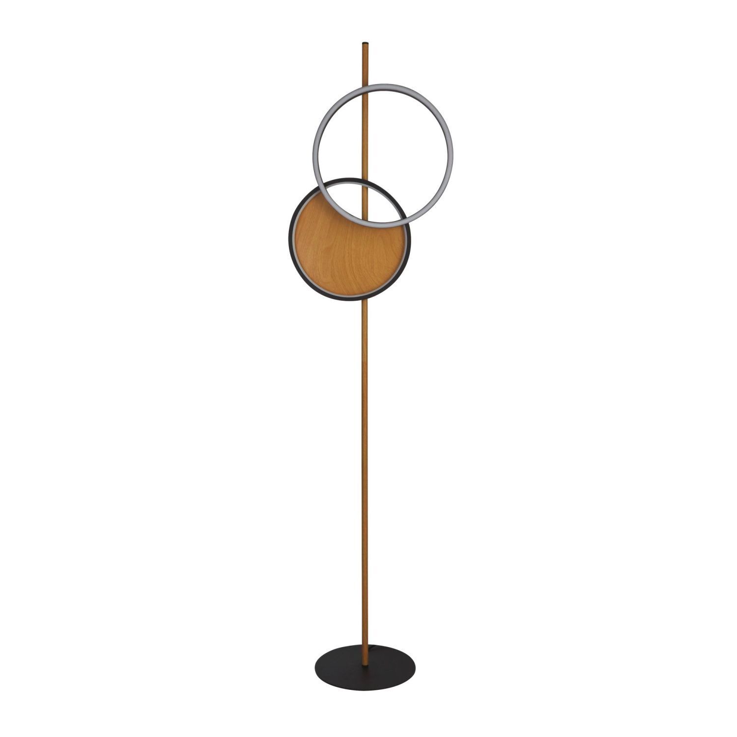 Lampadaire LED Touch Dimmer 150 cm petit noir marron