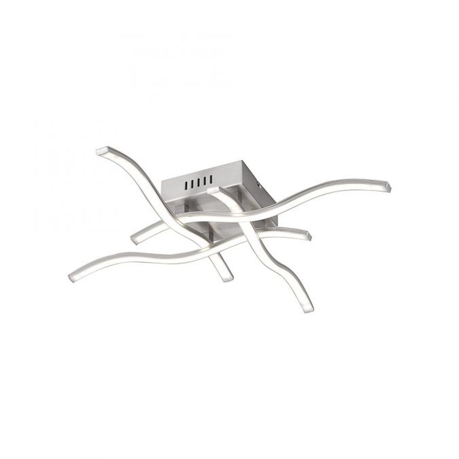 Plafonnier LED Vagues Métal en acier L:55 cm 3000 K