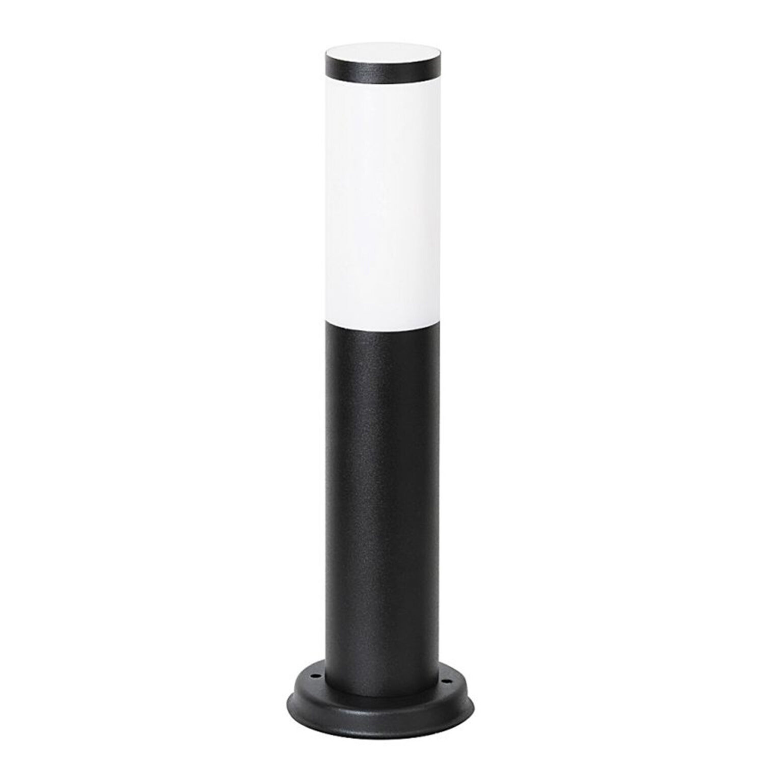 Lampadaire Extérieur Noir Blanc H:45cm IP44 anti-éblouissement