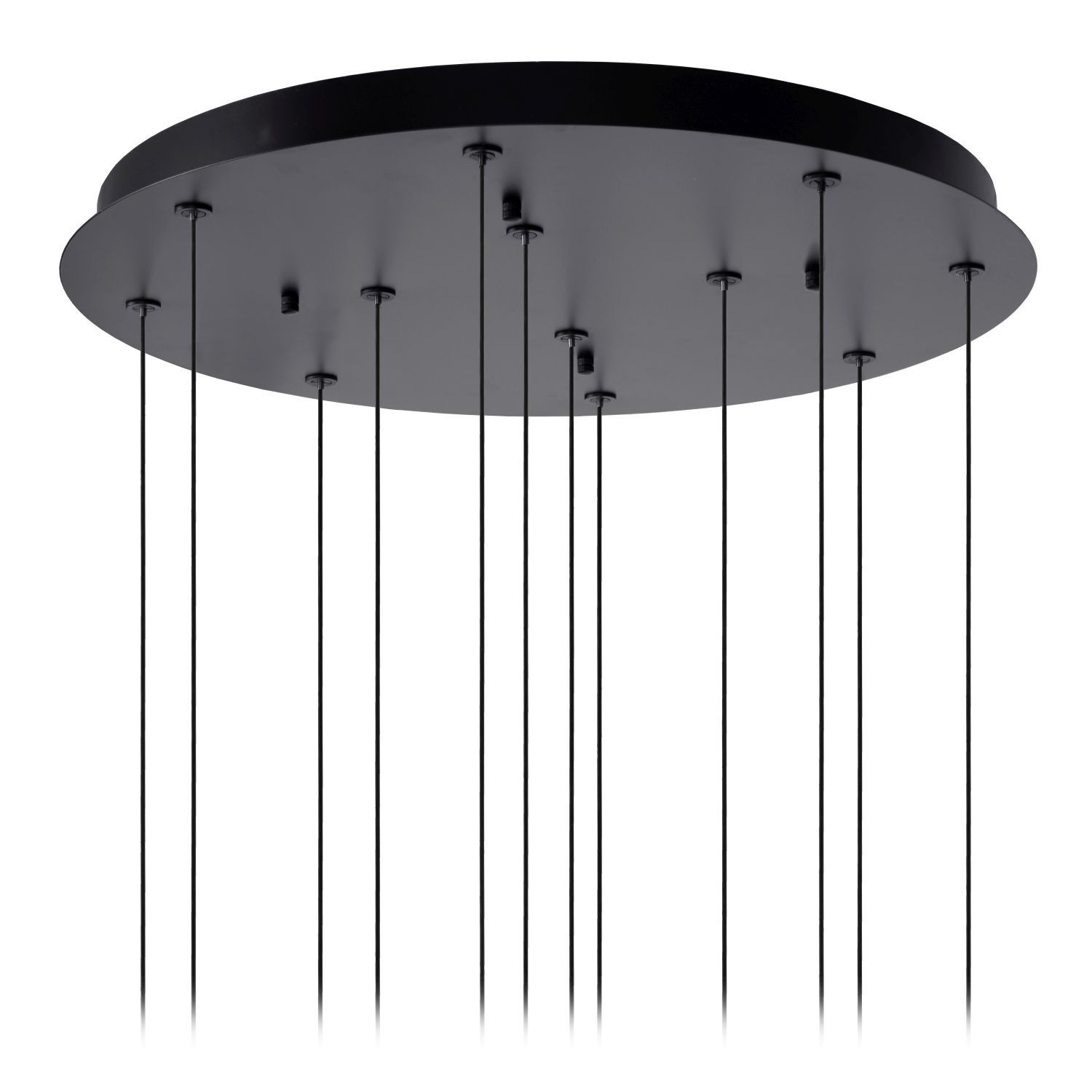 pendant light, ceiling light, multi-pendant, round mount, black cords