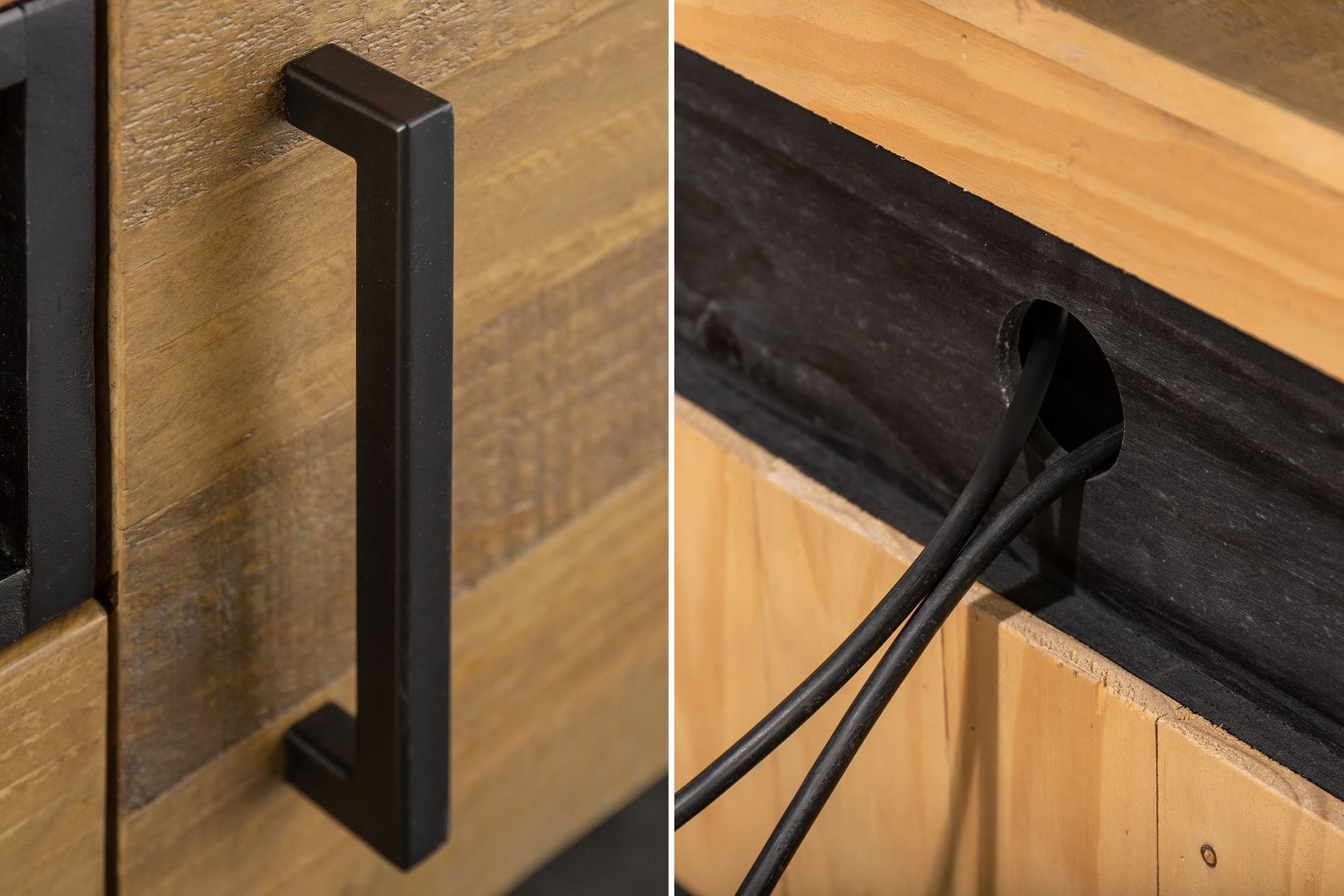 TV Lowboard 200 cm breit Kufengestell Industrial Design Drinnen, Innenarchitektur, Schublade, Mobiliar, Holz