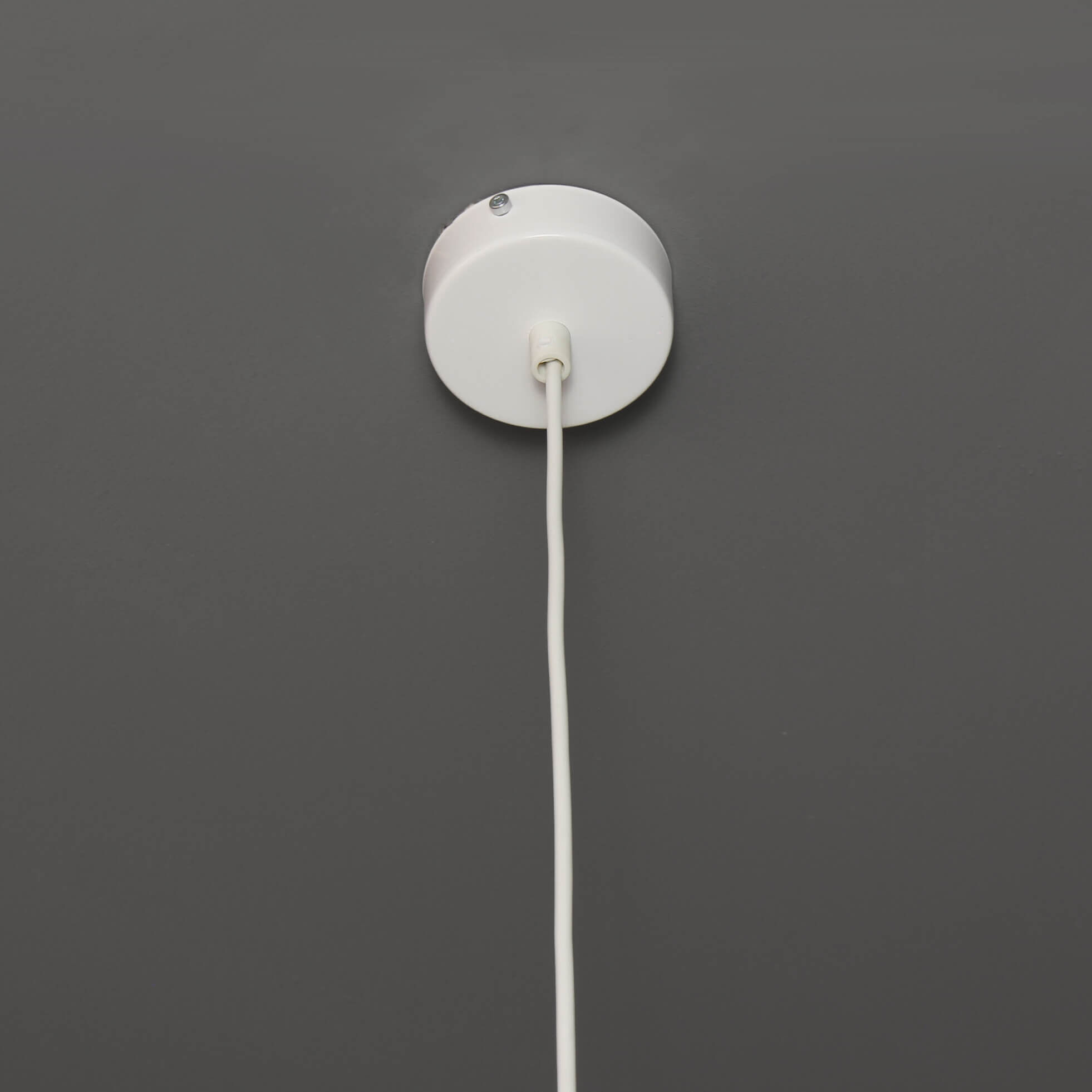 Suspension blanche ronde géométrique Deckenleuchte