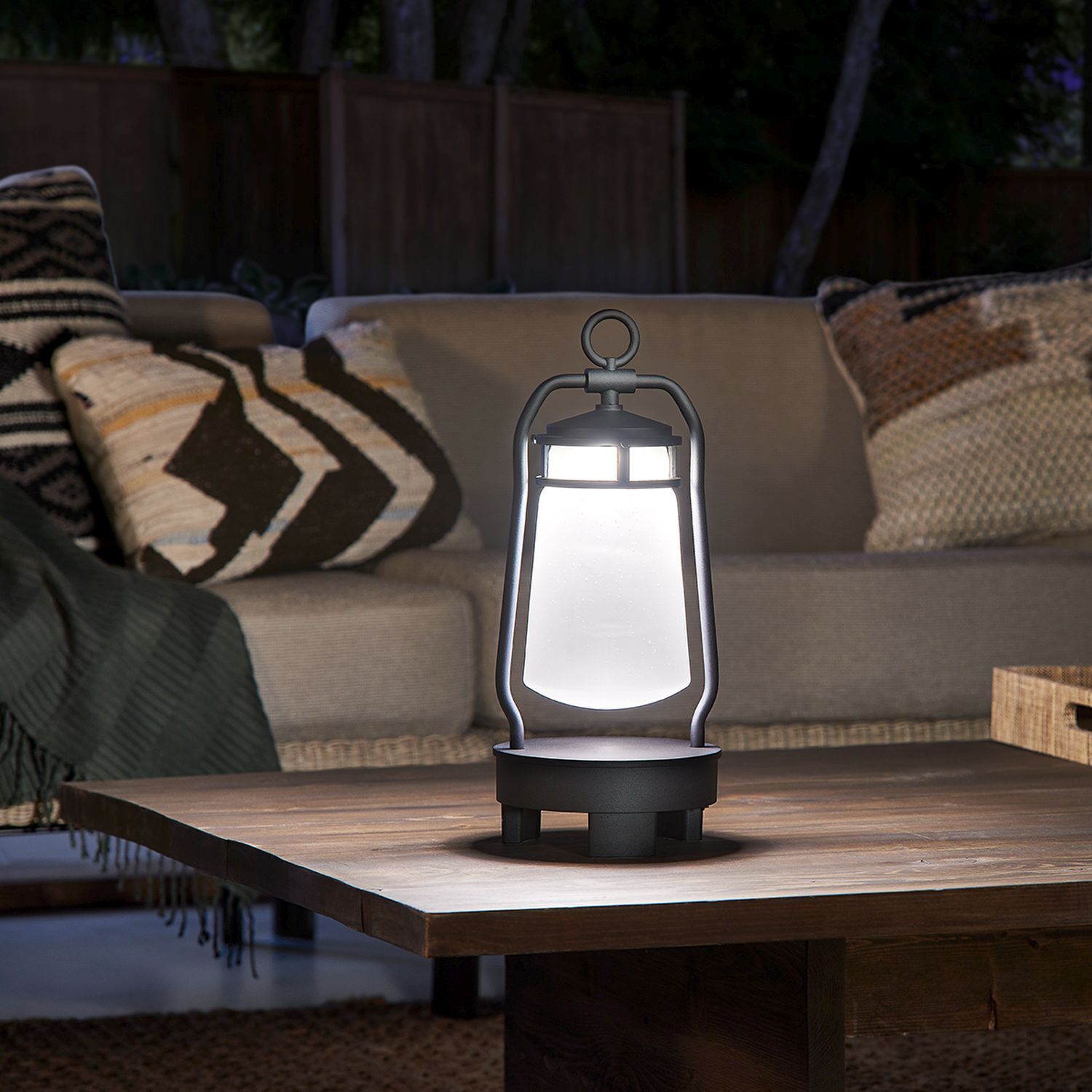 Lampe d'extérieur LED portable Smart Home avec haut-parleur