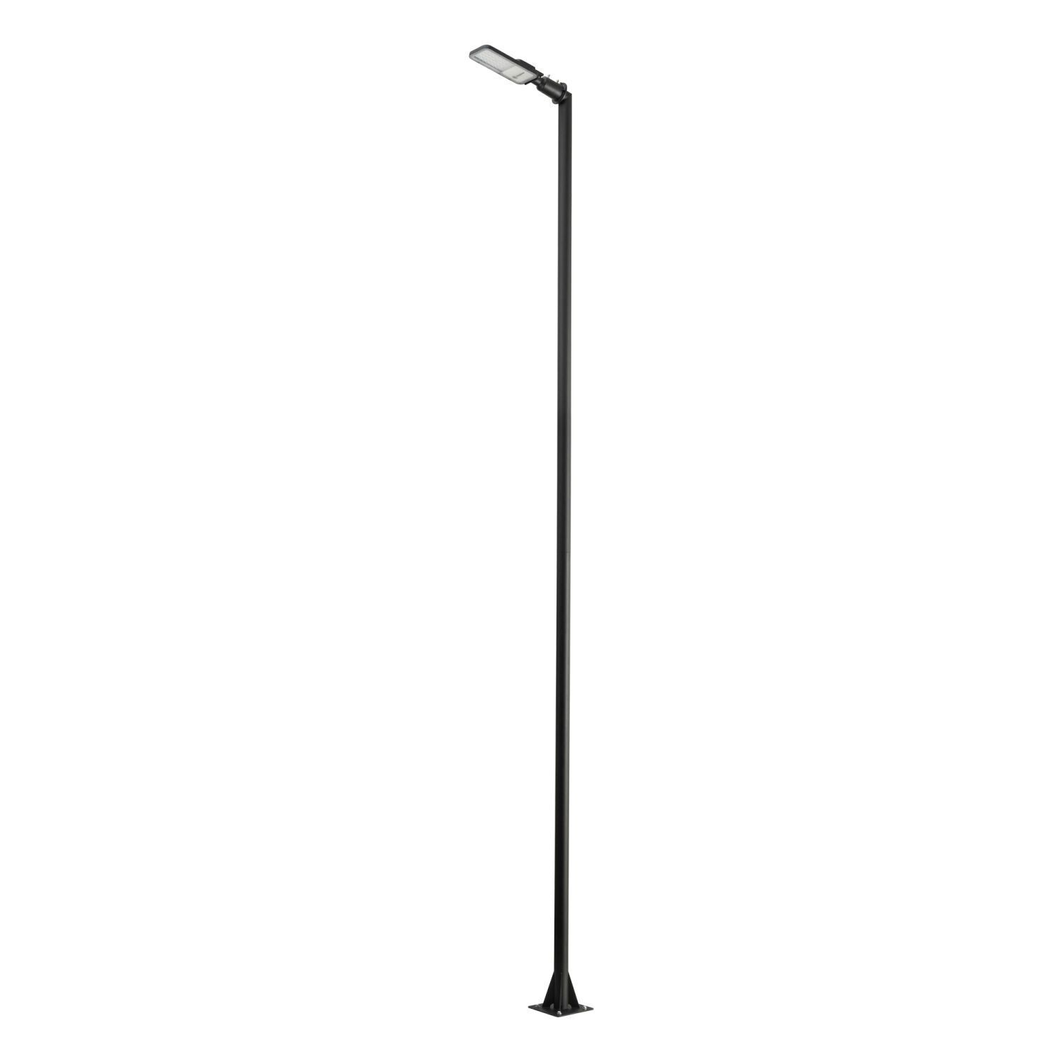 Luminaire d'allée LED extérieur 392 cm de haut Noir 3000 K IP65