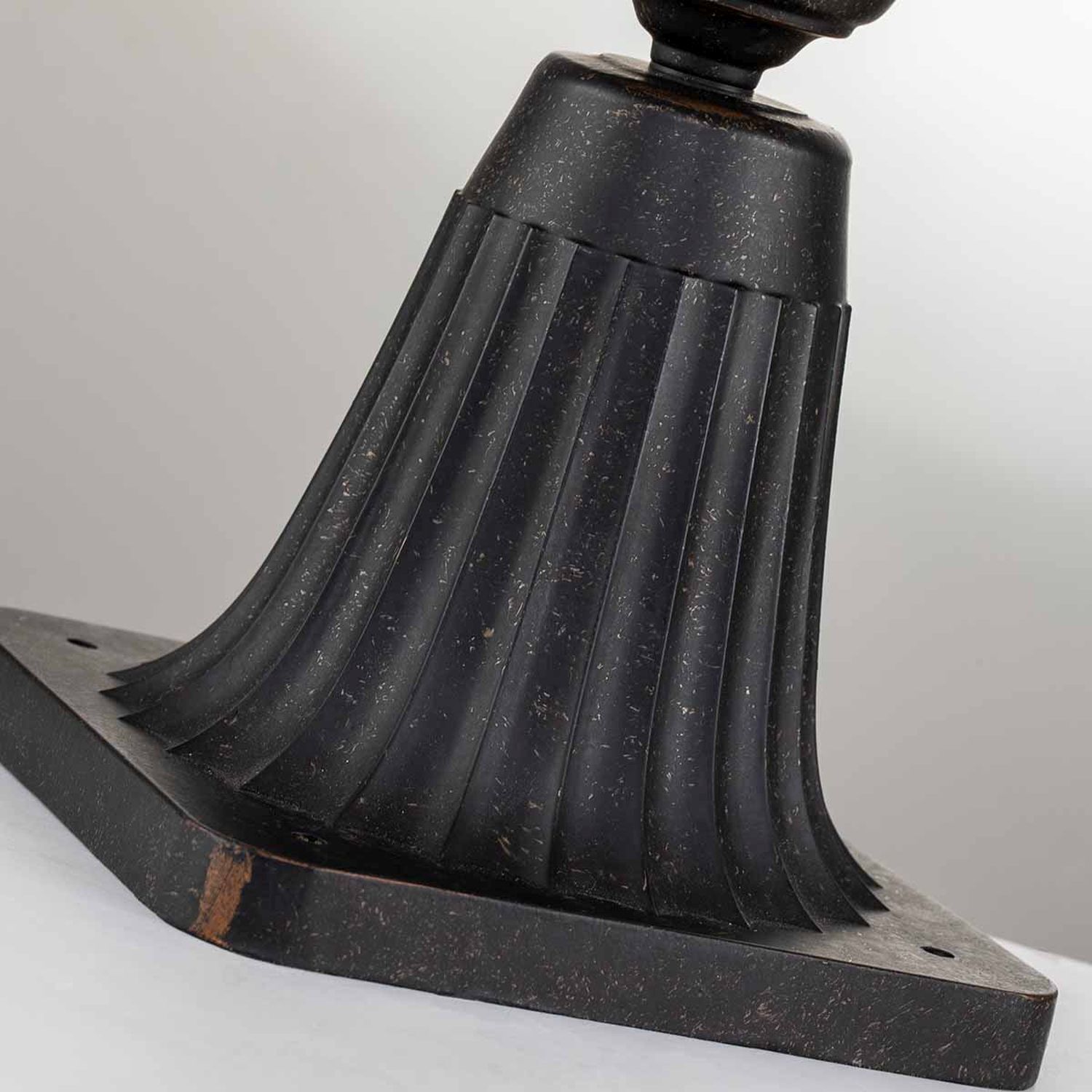 Lampe de socle jardin IP44 46,6 cm de haut Rustique en bronze