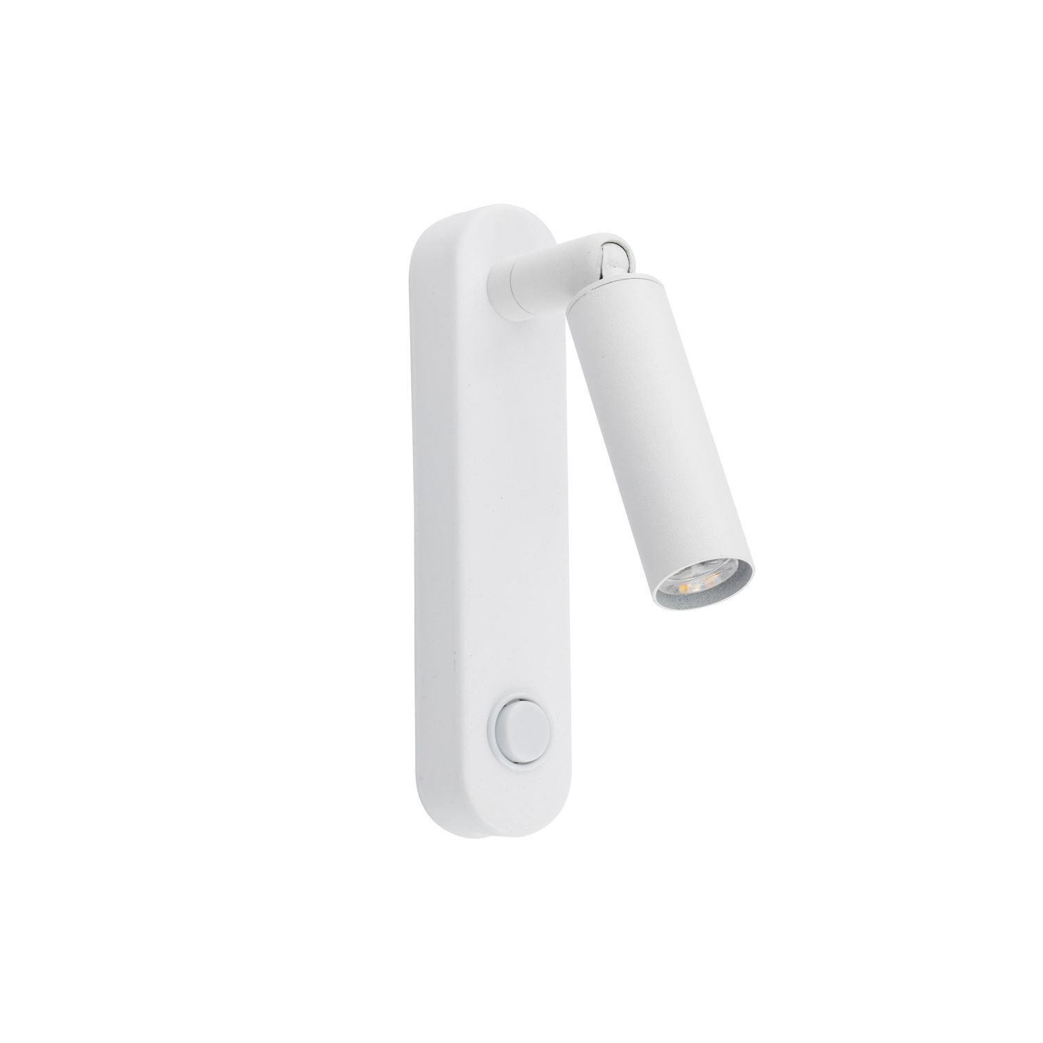 Applique avec interrupteur H : 22 cm orientable Blanc Métal G9