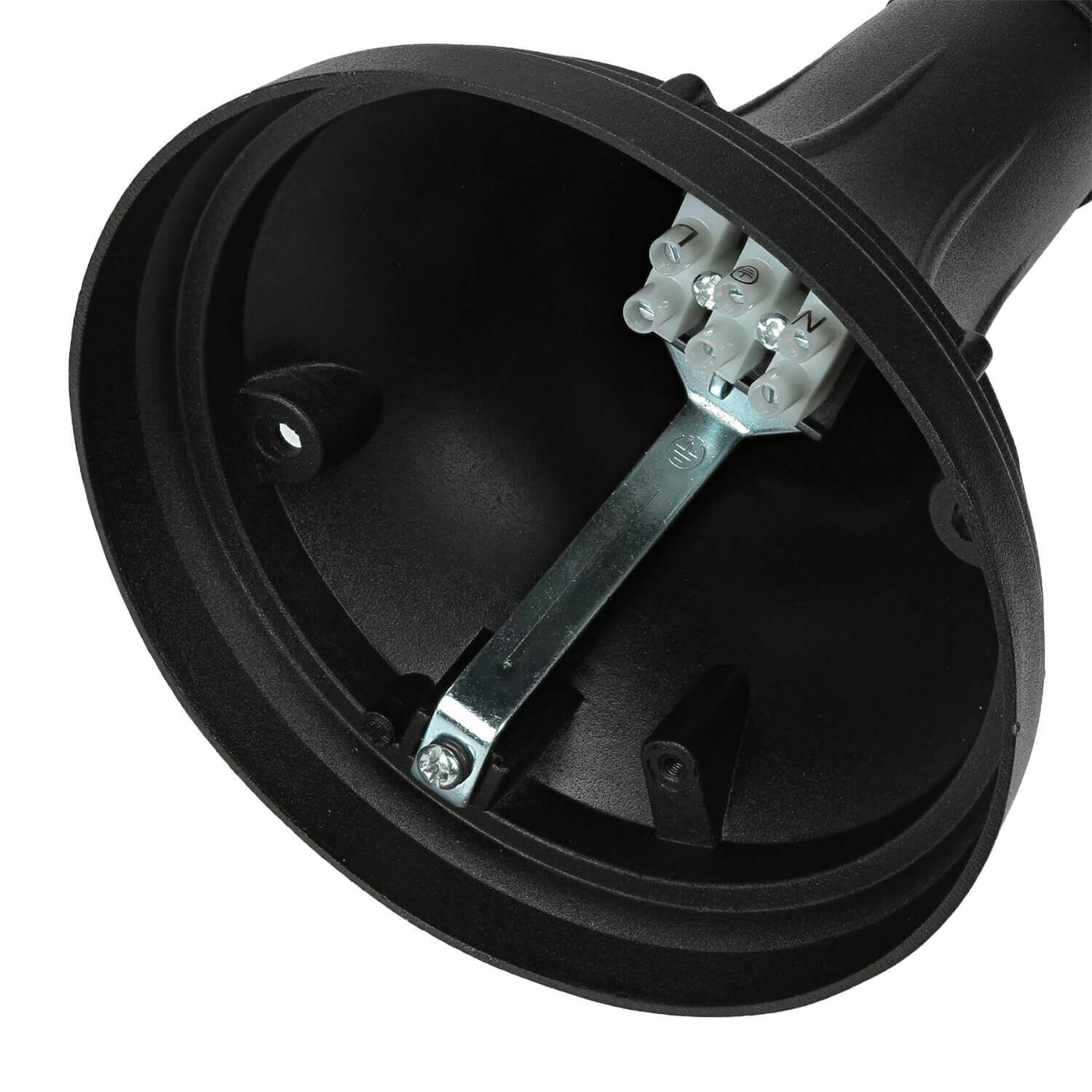 Lampe d'allée noire résistante aux intempéries H:109cm LEADWORTH Elektronik, Sprecher, Beleuchtung