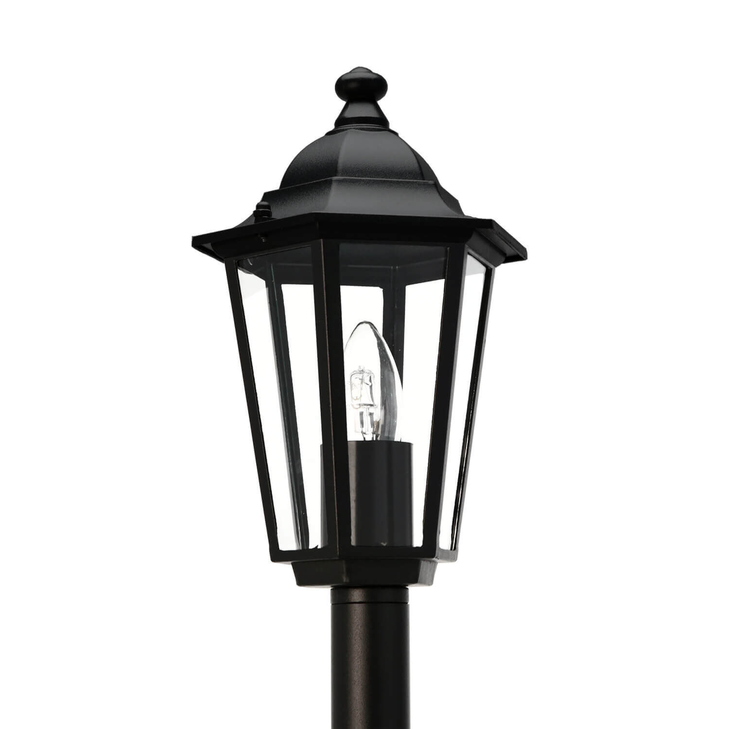 Luminaire d'allée noir Jardin PARIS rustique IP44