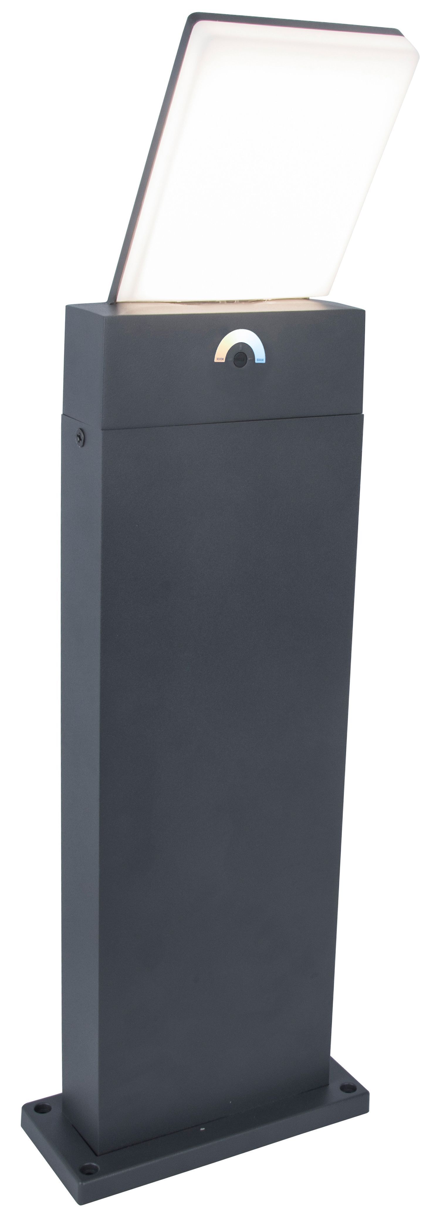 Lampe d'allée LED Détecteur de mouvement IP54 63,5 cm Anthracite