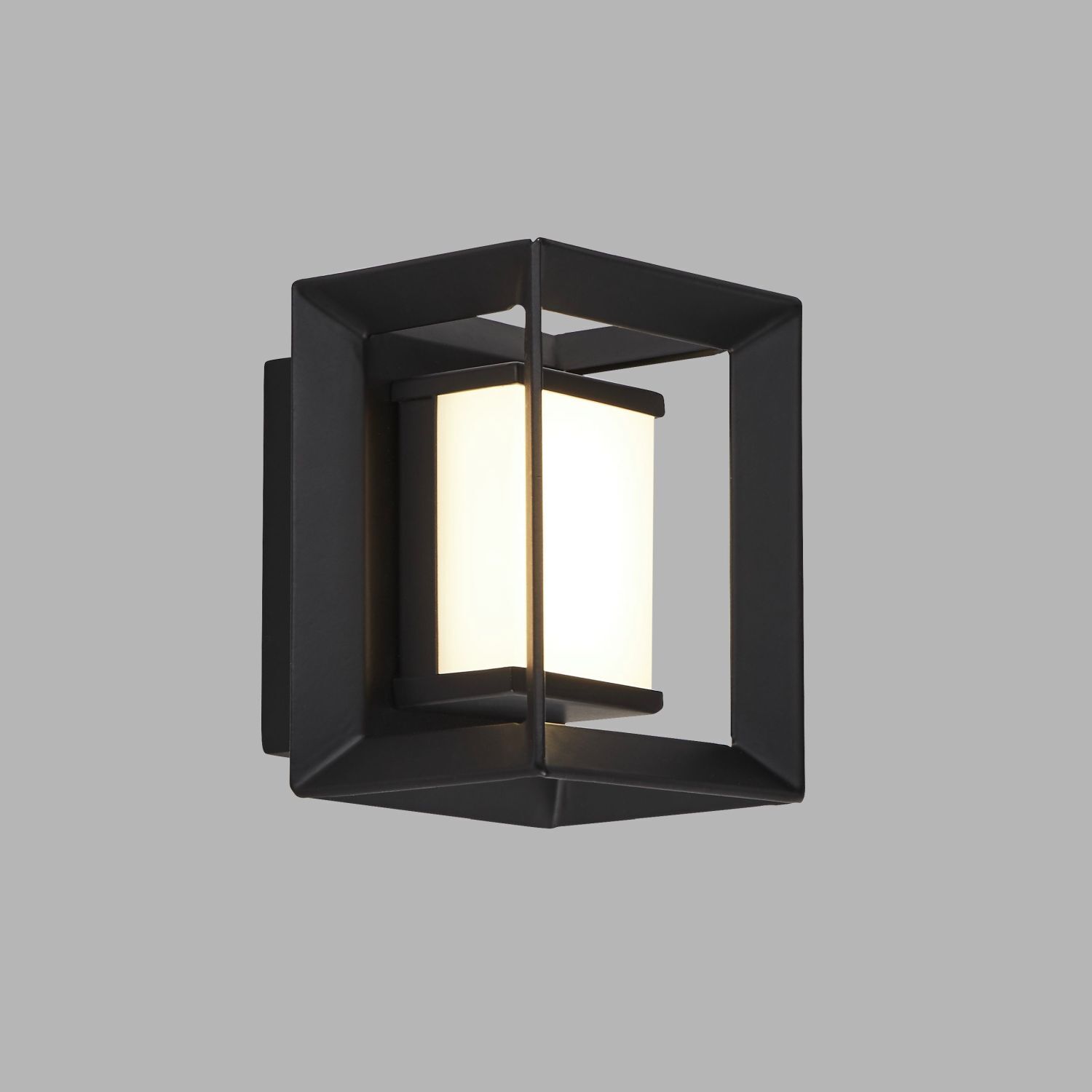 Applique LED salle de bain IP44 noir blanc 3000 K H : 10 cm