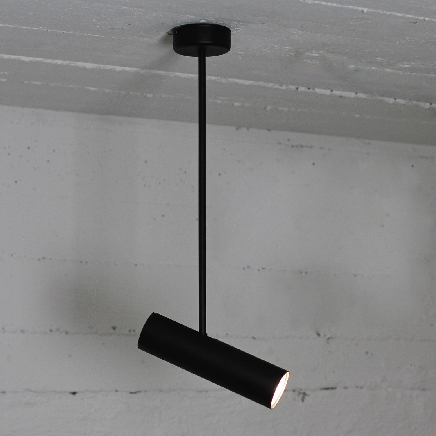 Plafonnier orientable Moderne en noir