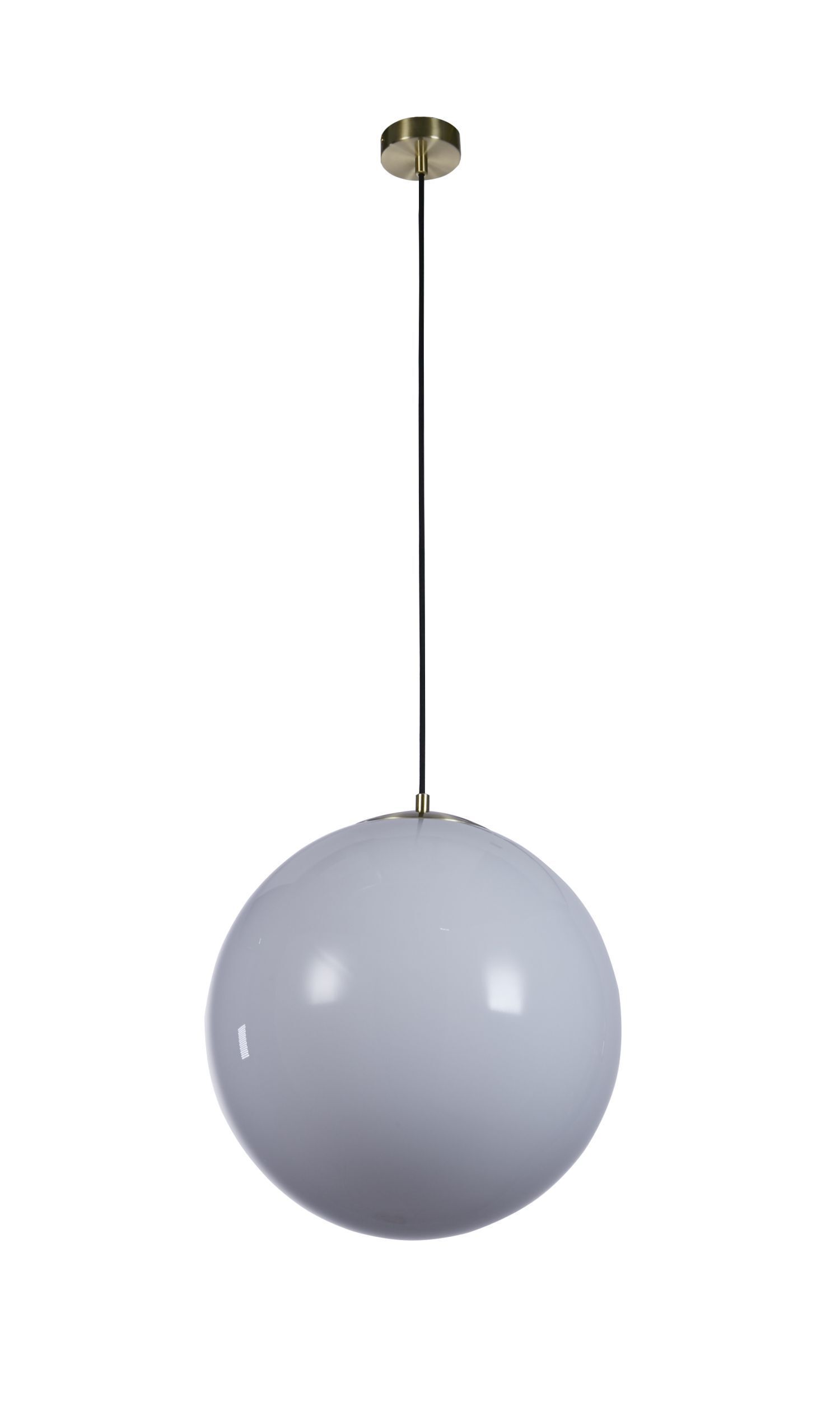 Lampe à suspendre confortable verre métal en laiton E27 Ø40 cm