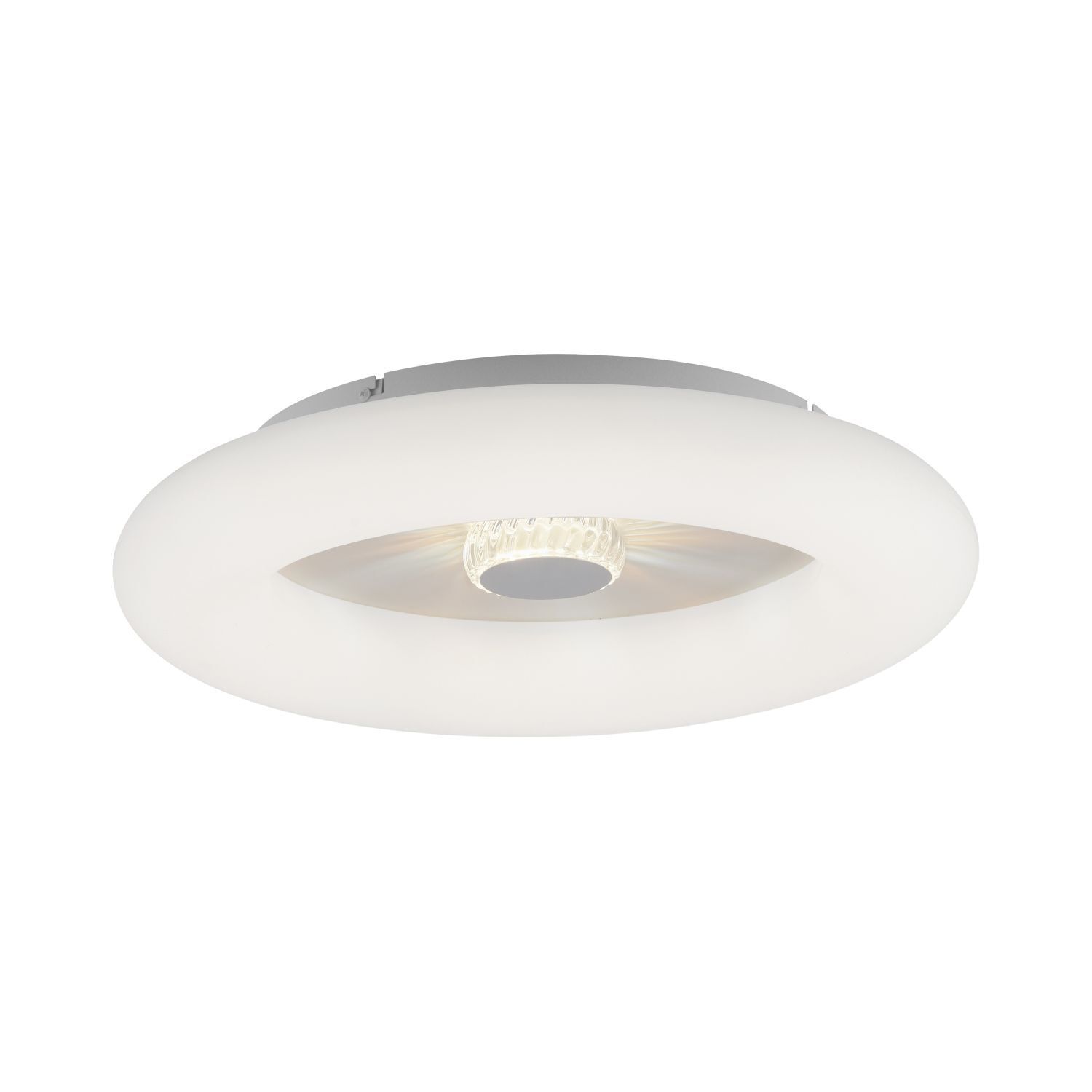 Lampe de plafonnier LED blanche avec variateur Télécommande Ø50 cm