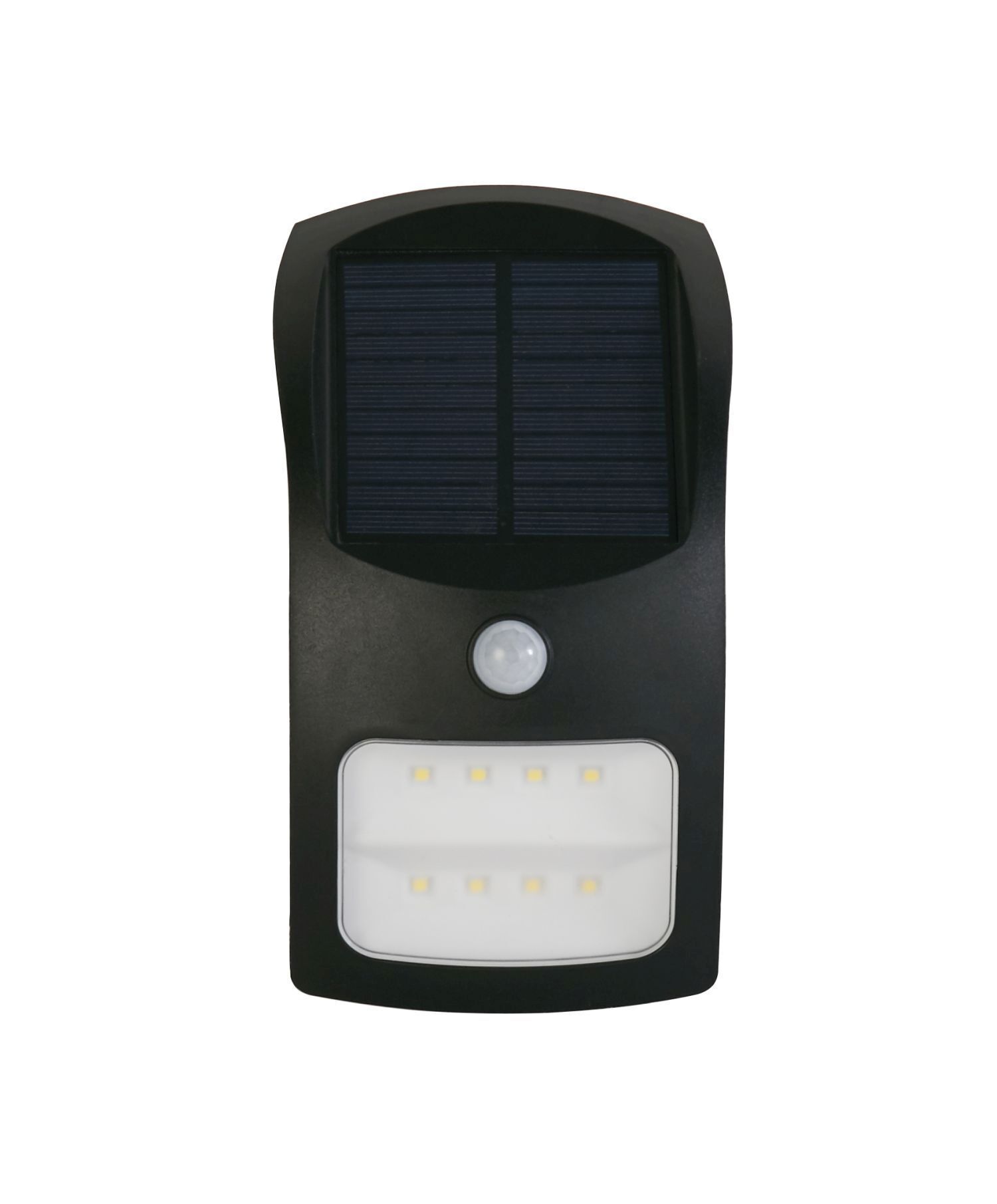 Lampe solaire à LED avec détecteur de mouvement Métal IP44 Noir