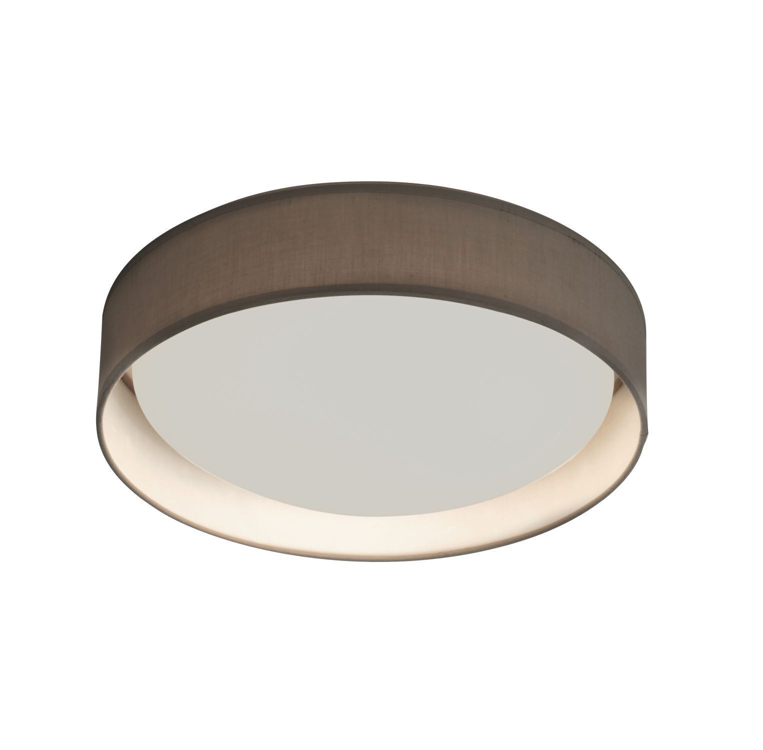 Plafonnier LED à faible éblouissement Ø50 cm rond tissu 1652 lm