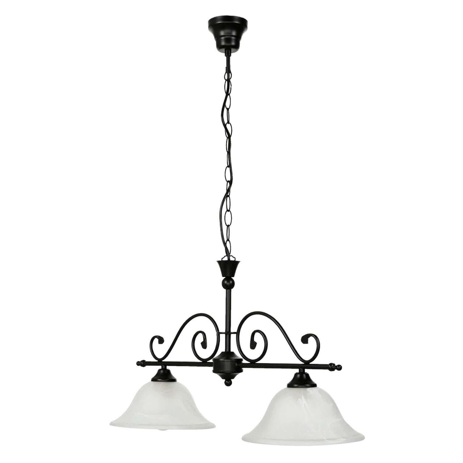 Lampe à 2 flammes suspendue DOROTHEA style campagnard Leuchter, Lampe, Leuchte