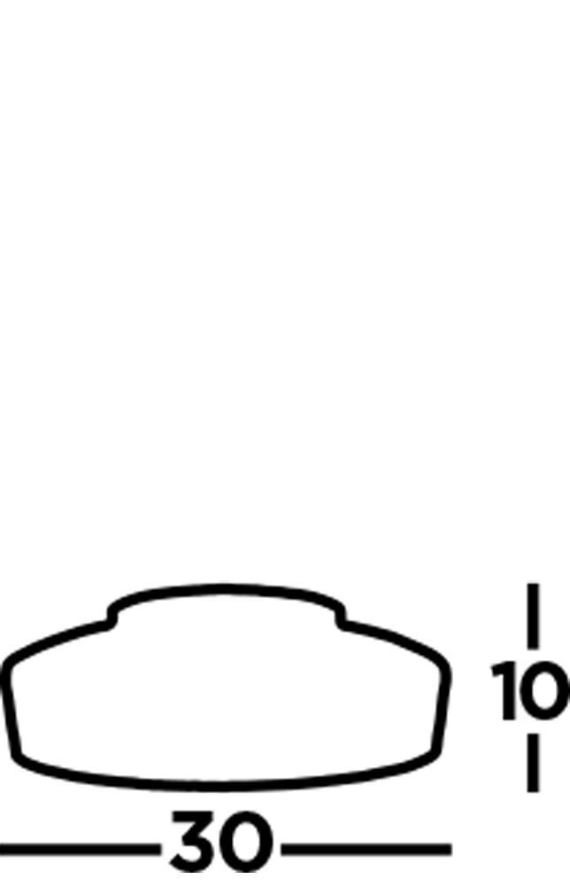 Plafonnier LED Ø 30 cm IP44 salle de bain noir mat blanc