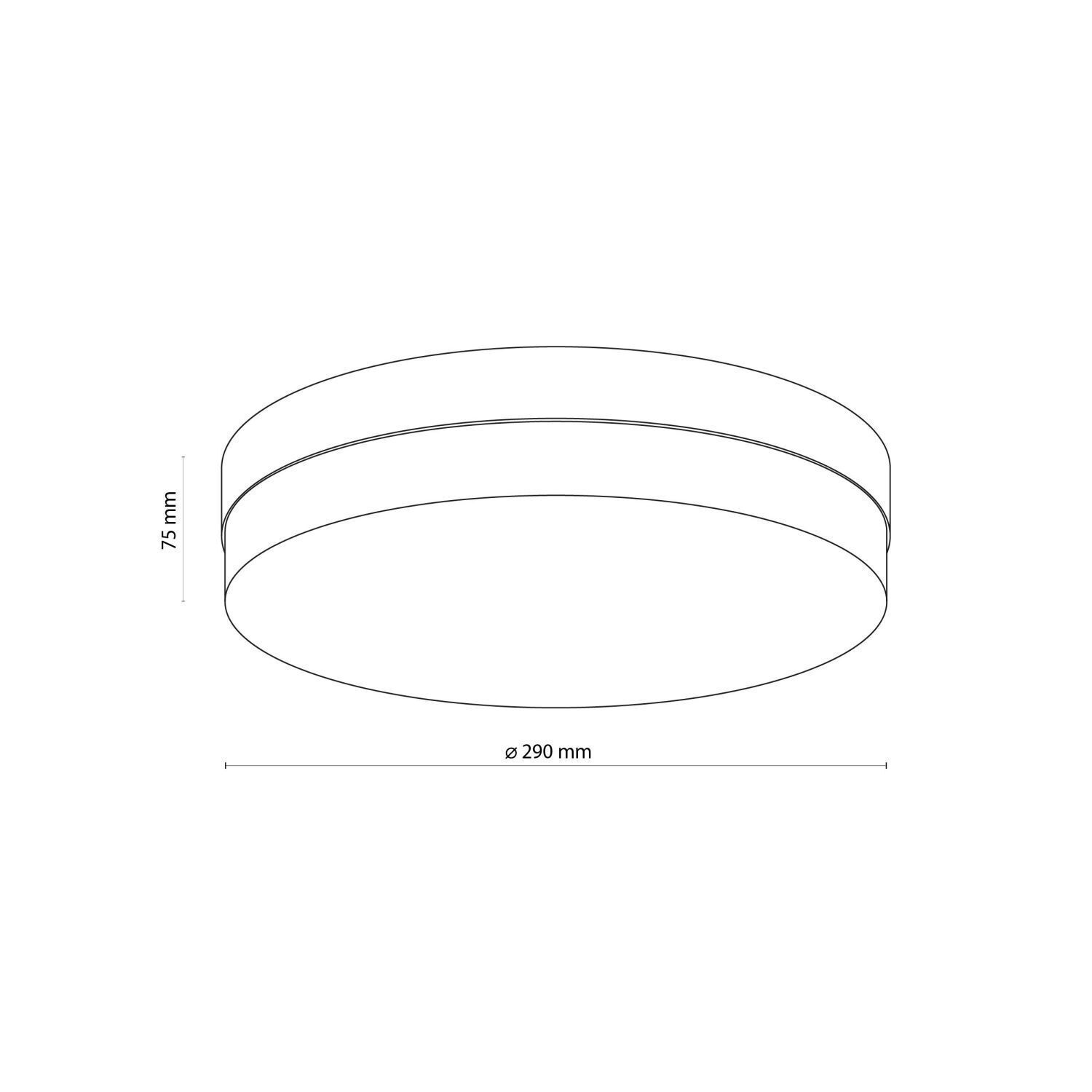 Deckenleuchte Badezimmer rund Ø 29 cm IP44 Bad Weiß E27 Deckenleuchte Badezimmer rund Ø 29 cm IP44 Bad Weiß E27