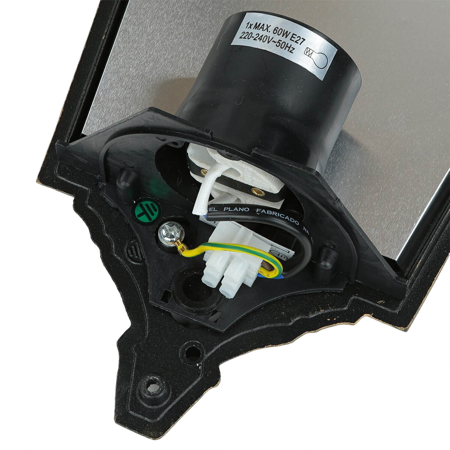 Applique extérieure Lanterne Noir doré Aluminium