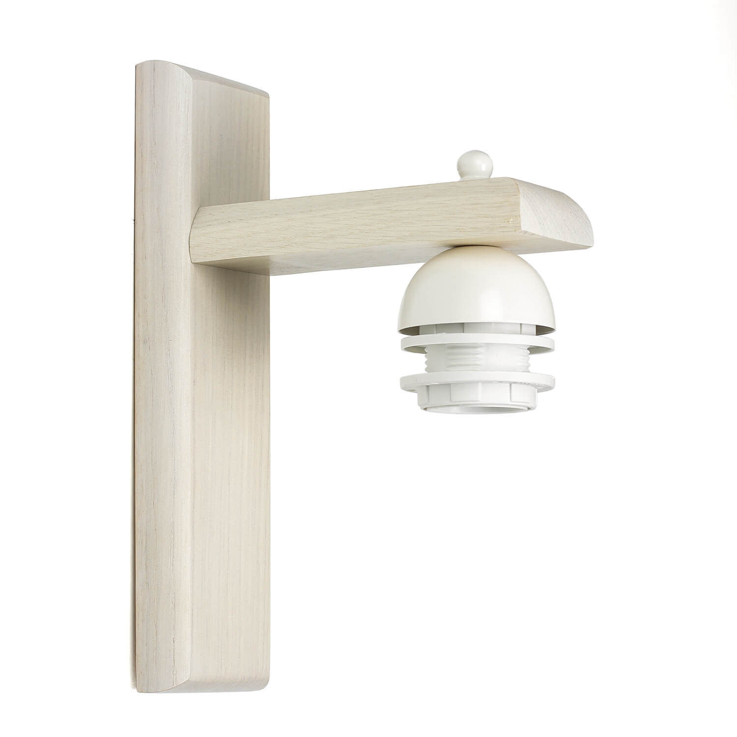 Applique murale décorative BEVERELY bois 3-flmg Lampe