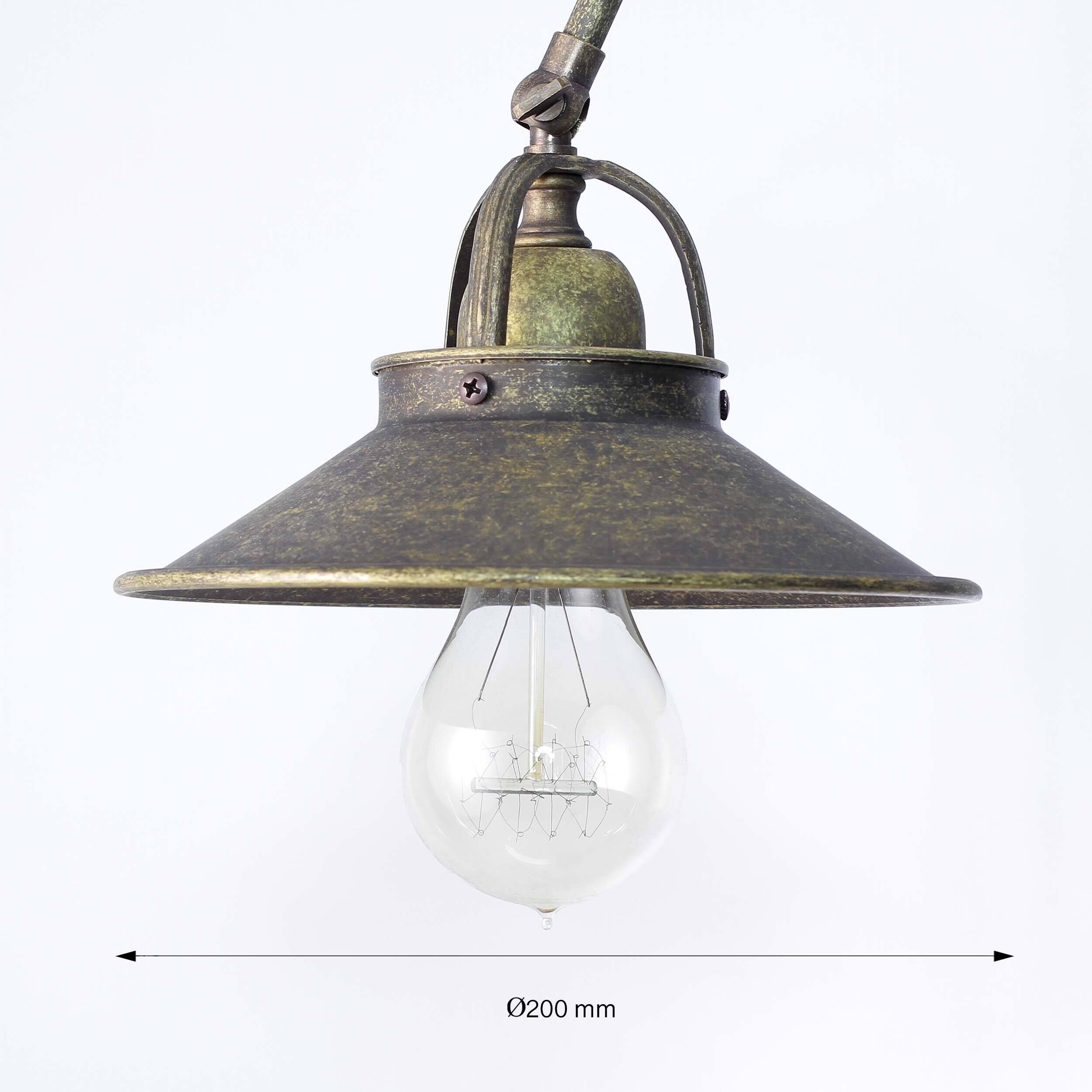 Stehlampe Bronze Antik aus Echt-Messing Leuchte, Licht, Lampe