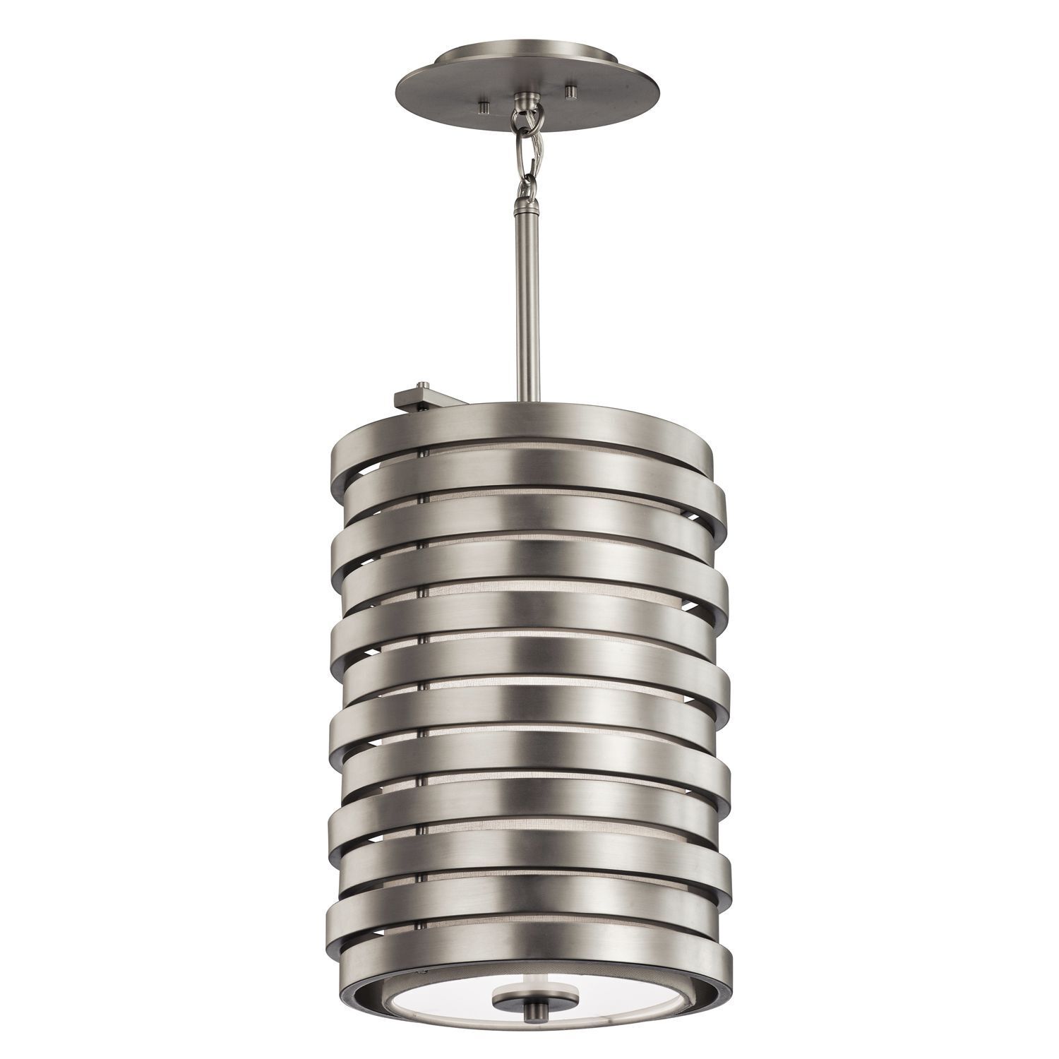 Suspension E27 Ø27cm métal verre anti-éblouissement NAILA