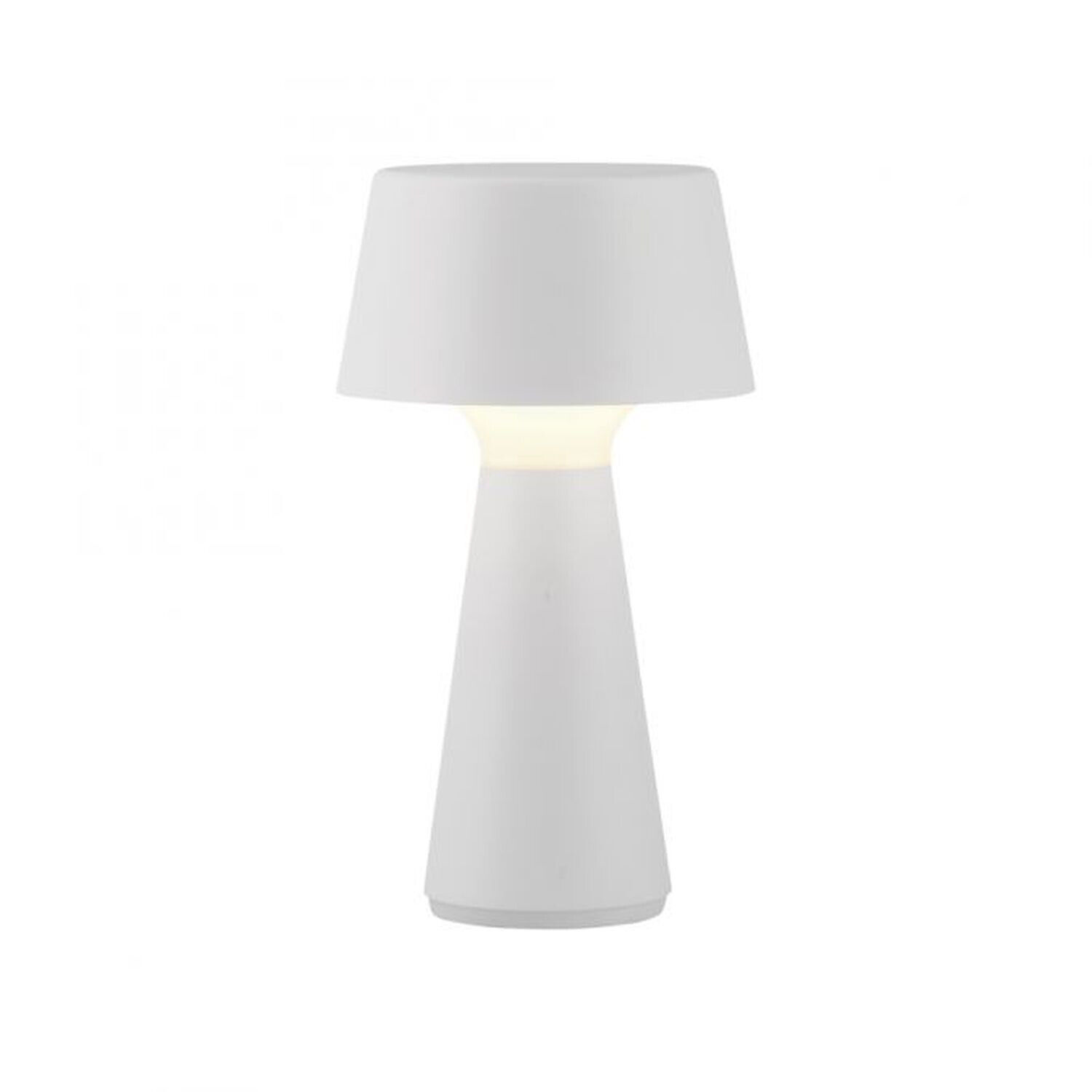 Lampe de table LED rechargeable dimmable Touch IP54 blanche 28,9 cm Lampe, Tischlampe, Lampenschirm