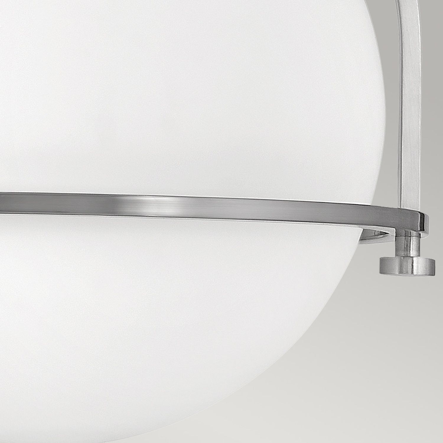 Lampe de plafonnier métal verre rond Ø 28,2 cm E27 Abat-jour sphérique