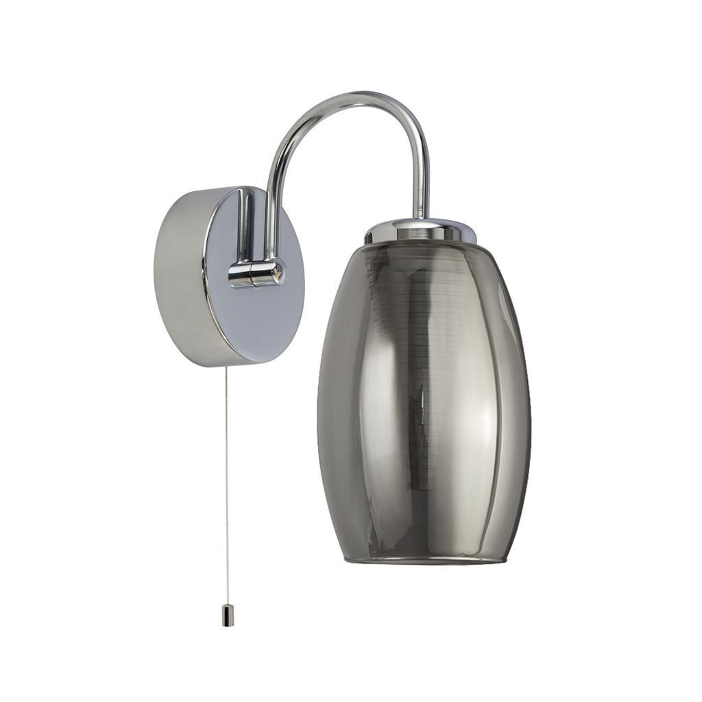 Applique LED avec interrupteur verre fumé 3000 K 202 lm