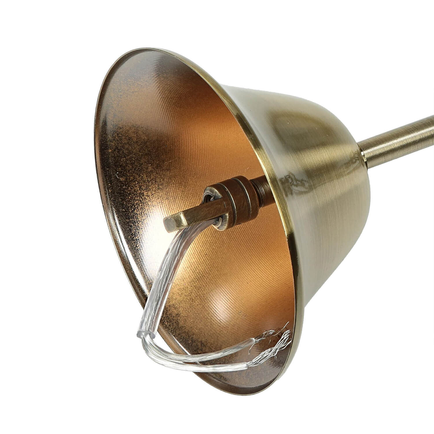 Deckenlampe, Wandlampe, Metall, Bronze, Glühdraht