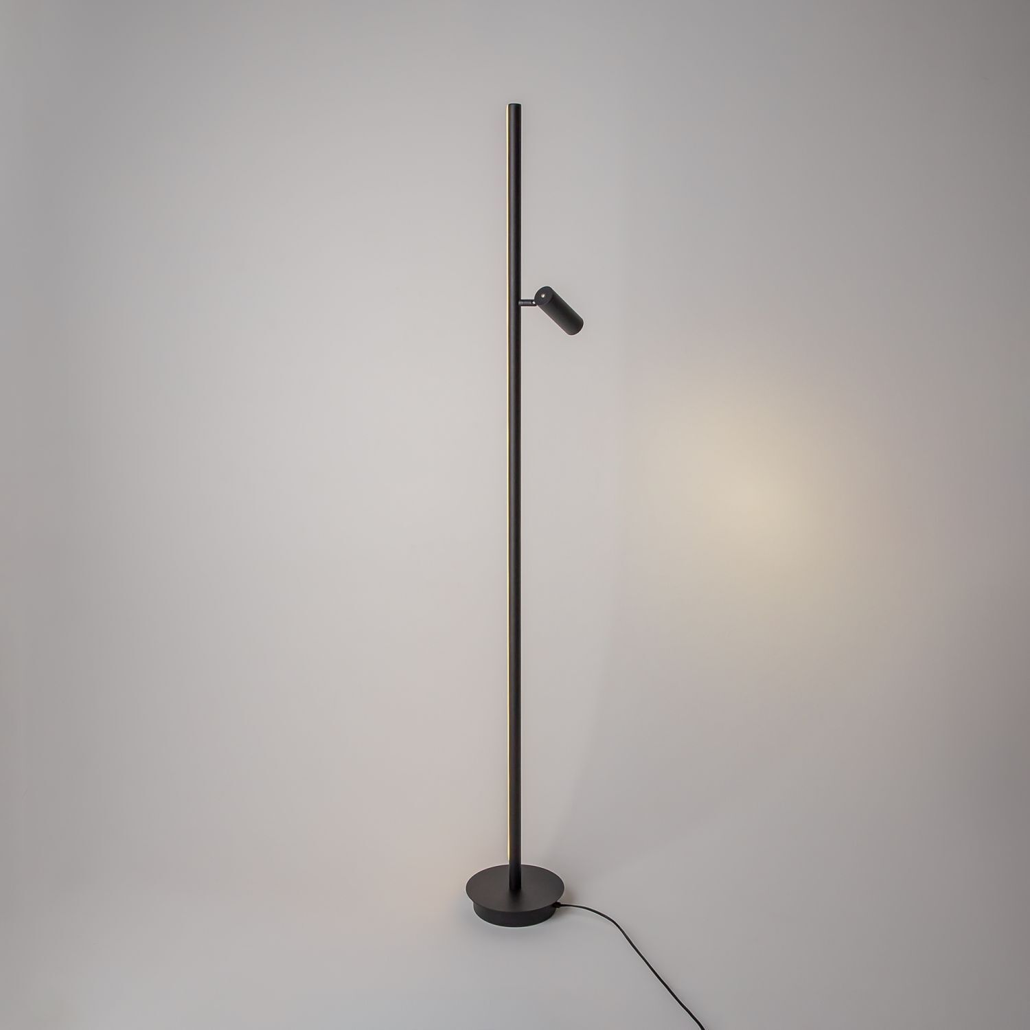 LED Stehlampe dimmbar Schwarz 155 cm 3000 K flexibel fußbodenlampe, standlampe, verstellbare lampe, schwarze lampe, mid century modern