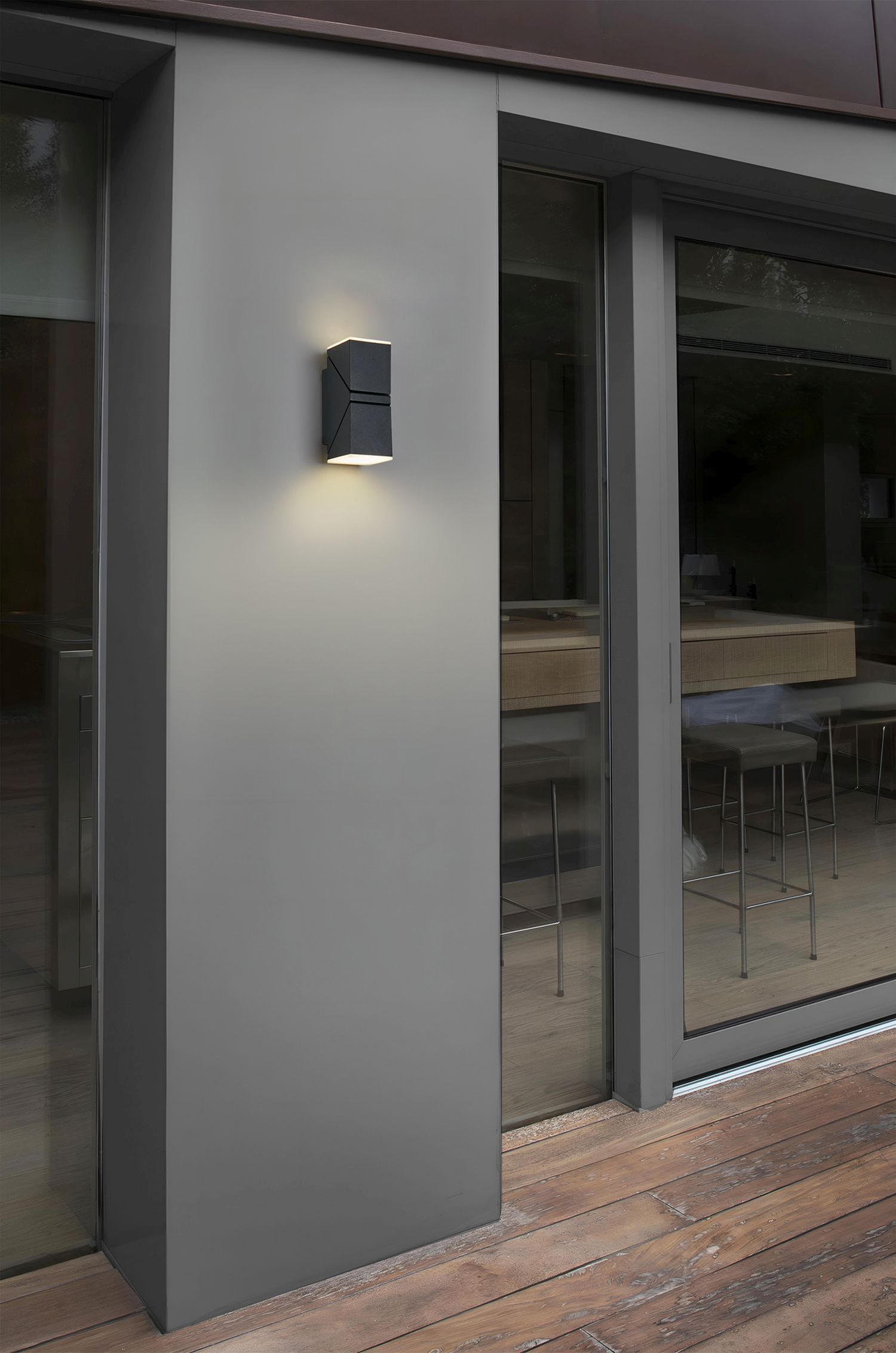 Applique LED Up and Down Outdoor H:15 cm IP65 flexible Drinnen, Innenarchitektur, Tür, Schiebetür