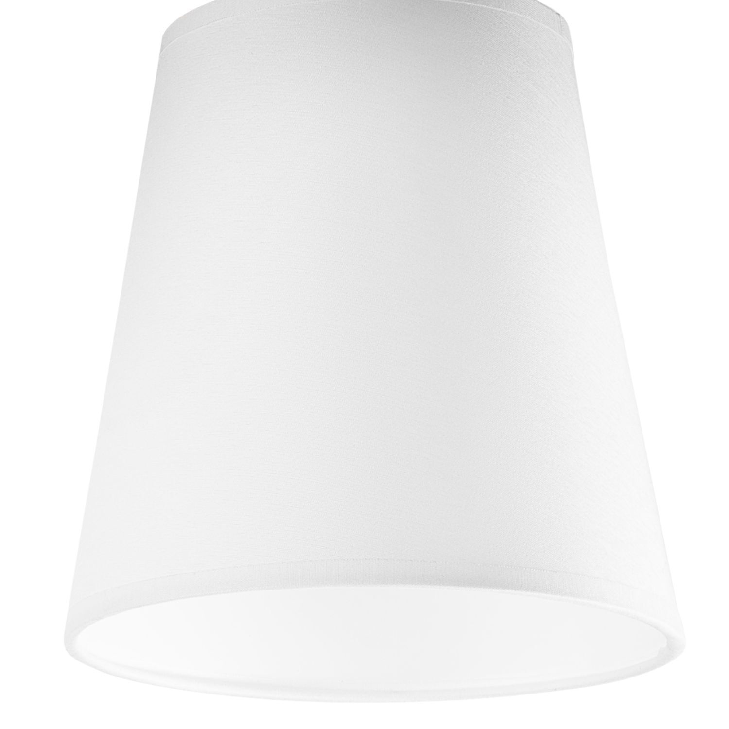 Plafonnier Blanc Ø 15 cm H : 21 cm petit tissu bois Moderne