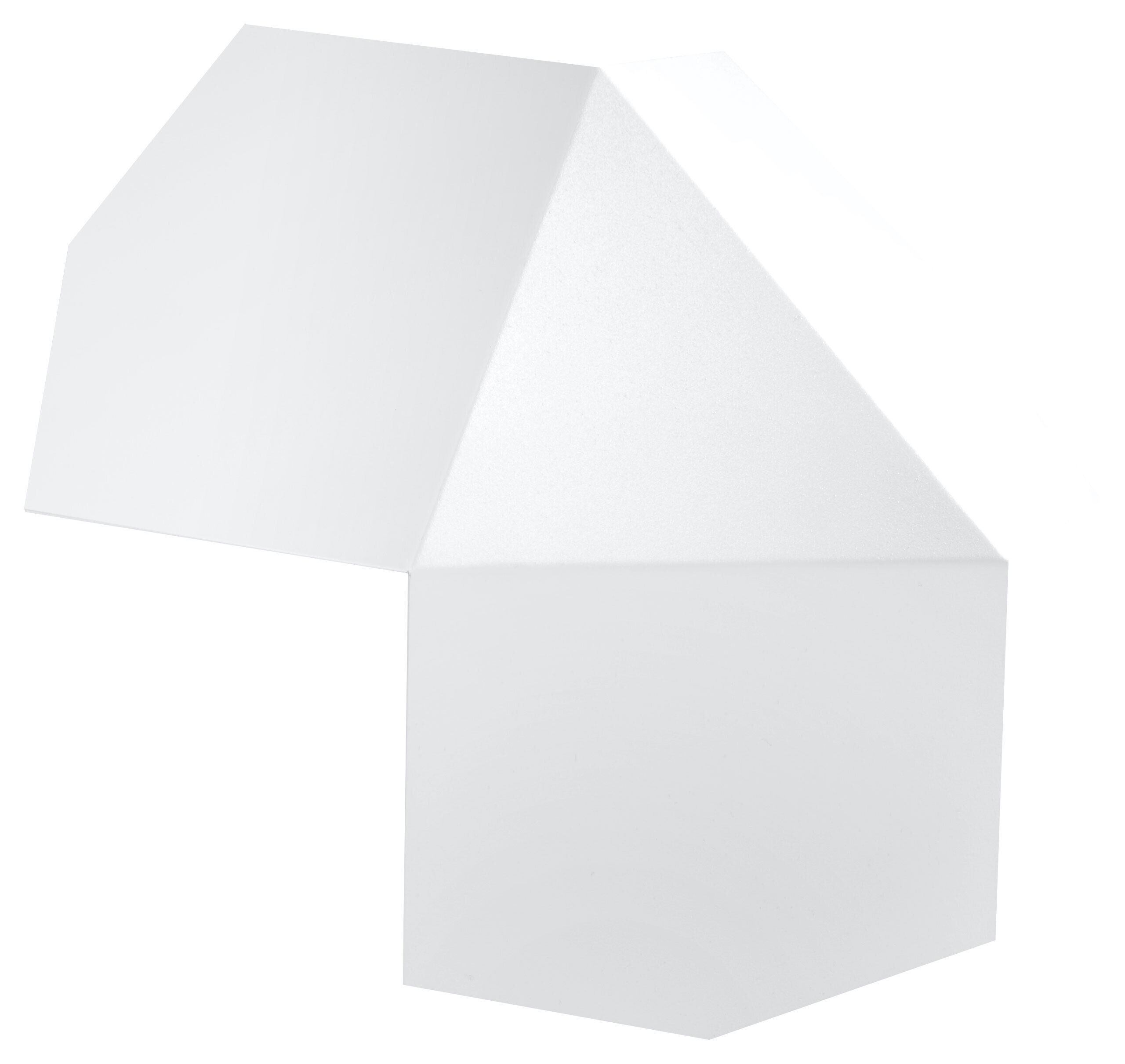 Applique murale en métal blanc effet de lumière décoratif FALERIA