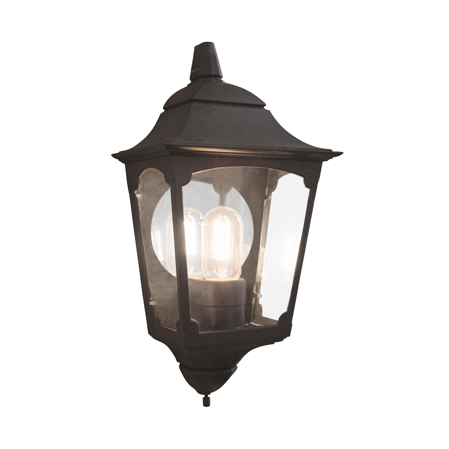 Lampe murale extérieure Noir résistant aux intempéries IP44 Rustique Maison