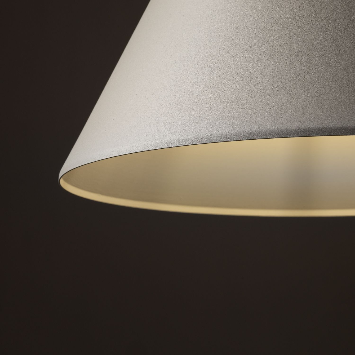 Lampe à suspendre métal beige Ø 32 cm H : max. 165 cm E27