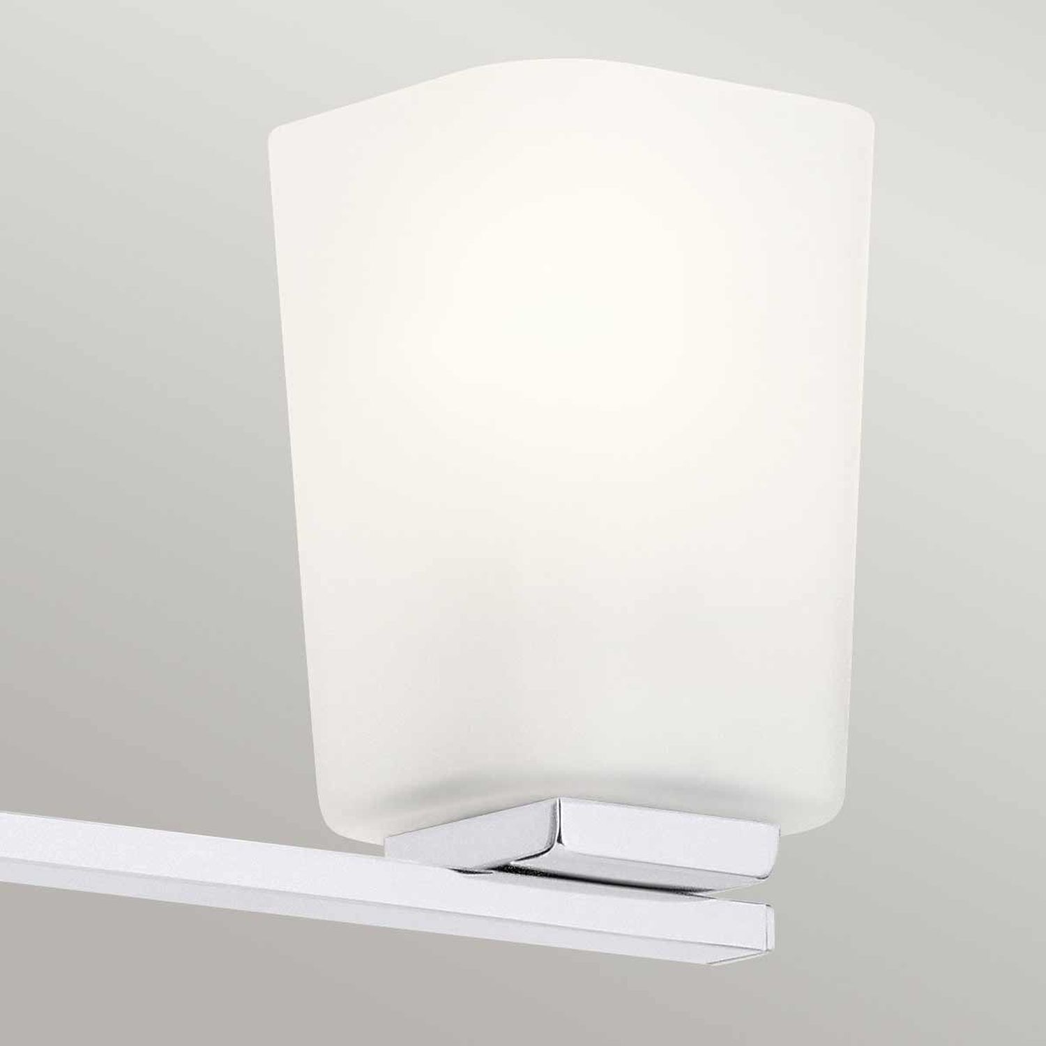 Applique salle de bain LED G9 IP44 3000 K verre métal L : 58,4 cm