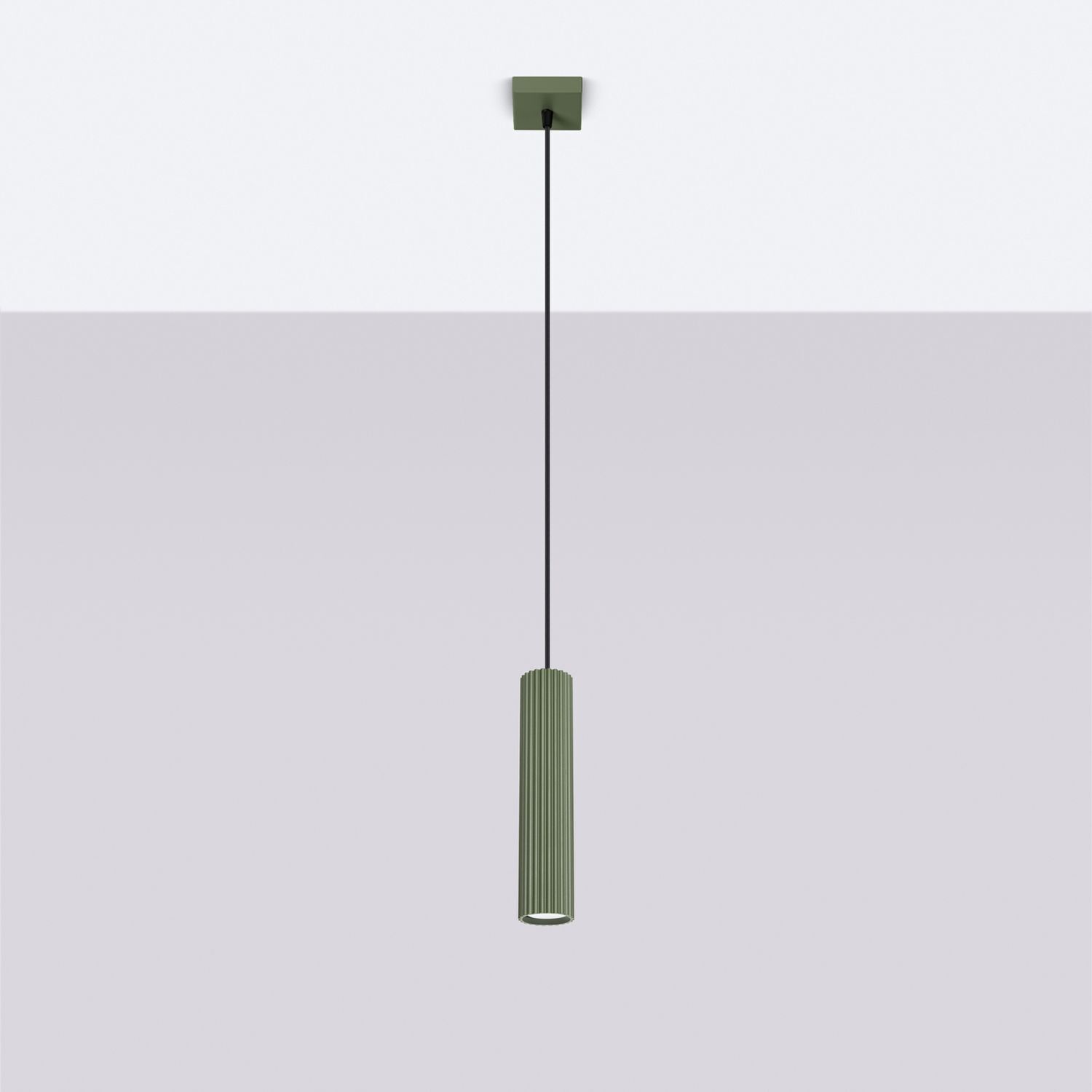 Suspension Vert étroit L : 8 cm H : max. 118 cm GU10 Moderne Lampe