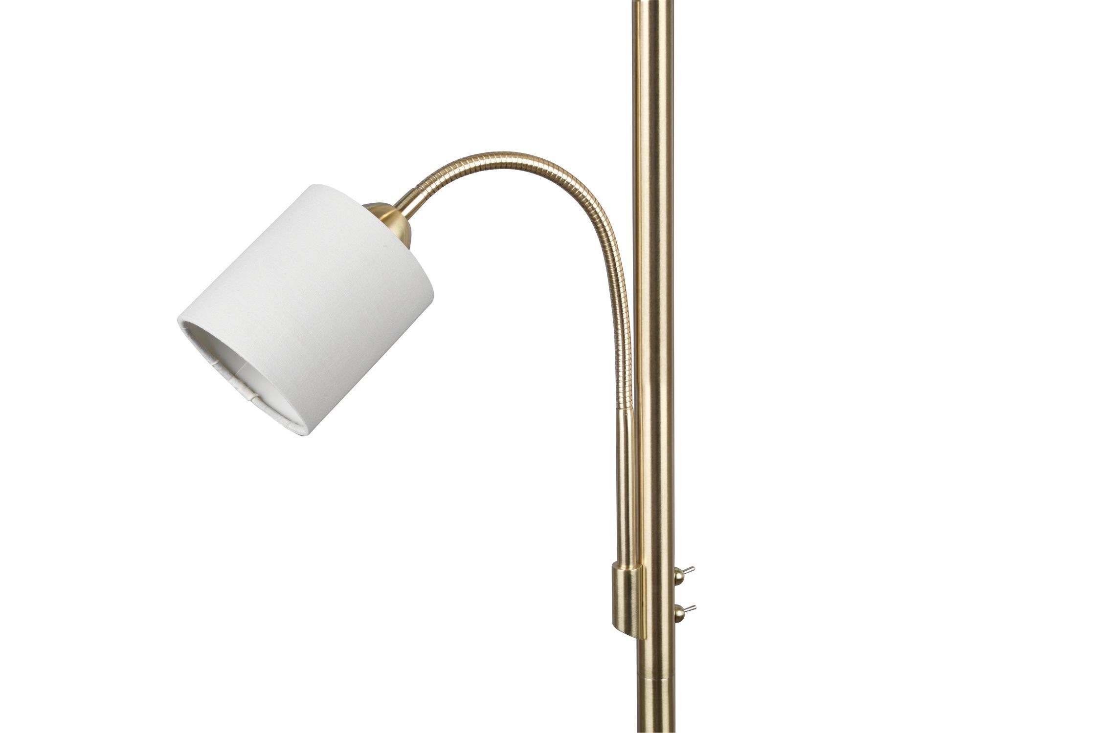 Lampadaire Abat-jour en tissu 170 cm E27 E14 laiton crème Lampe, Lampenschirm, Tischlampe, Zimmer, Duscharmatur