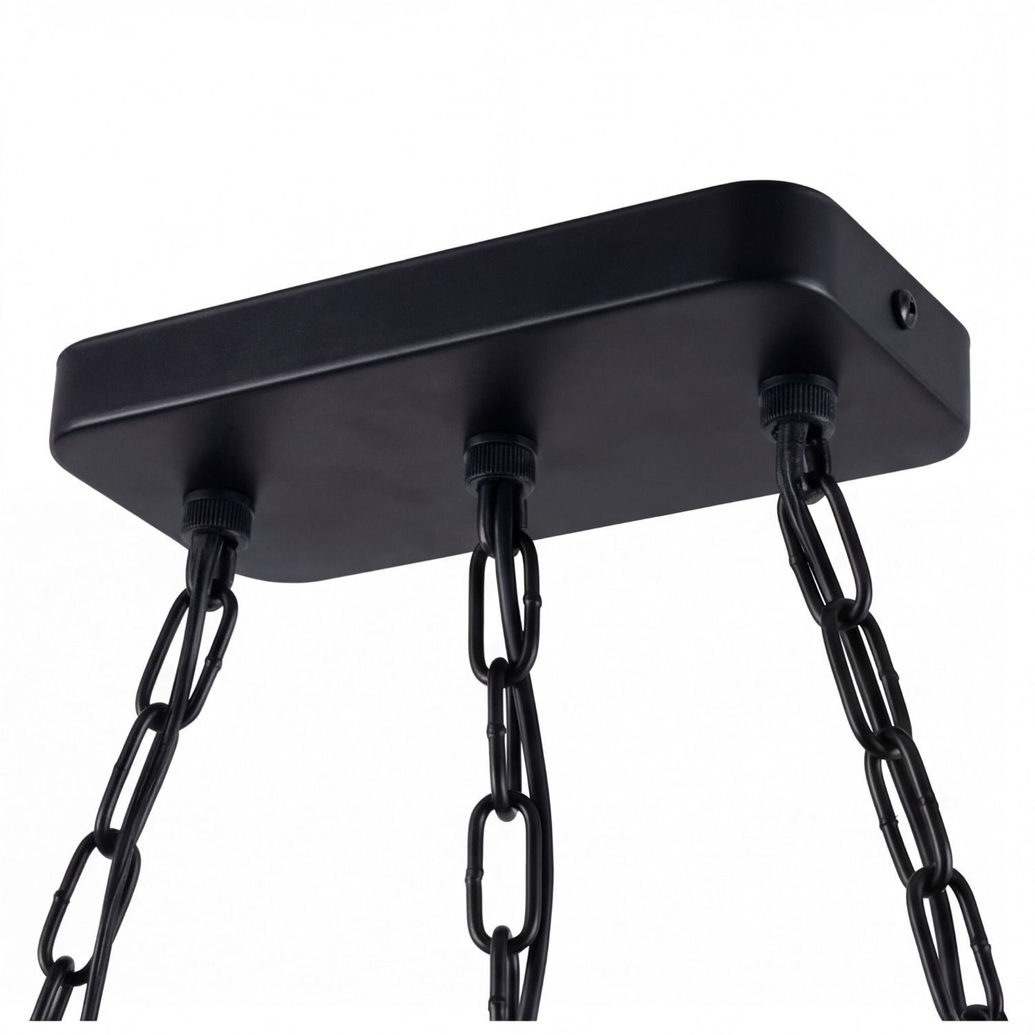 pendant, Kette, schwarz, Deckenmontage, Montageplatte