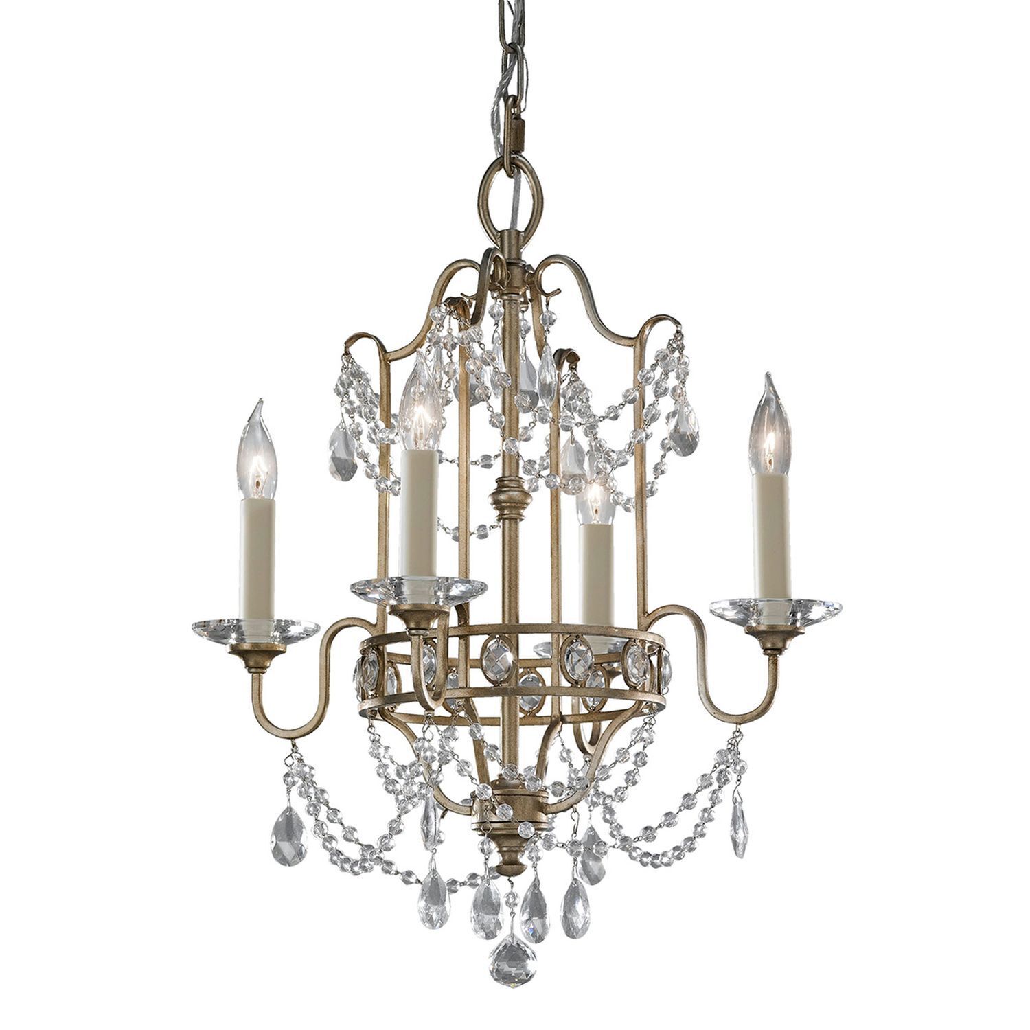 Lustre CANDELA 7 argent 4-flmg à raccourcir Lampe