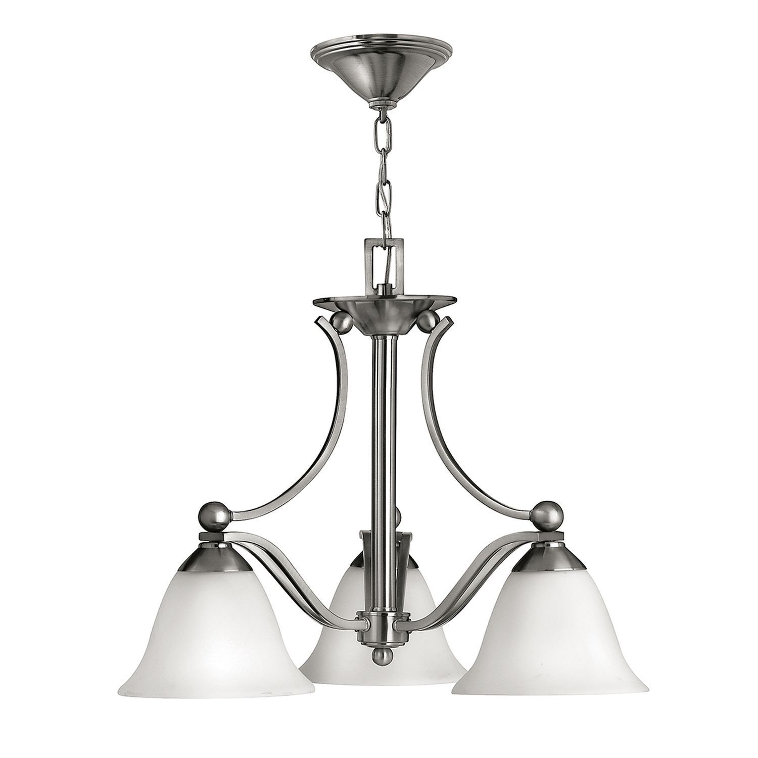 Lampe de table design VERVE en nickel blanc ajustable