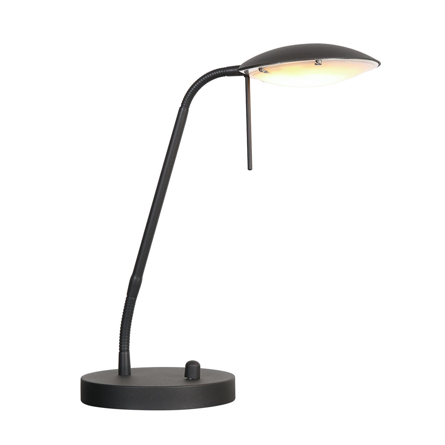 Lampe de bureau LED à intensité variable noire 46 cm 2700 K