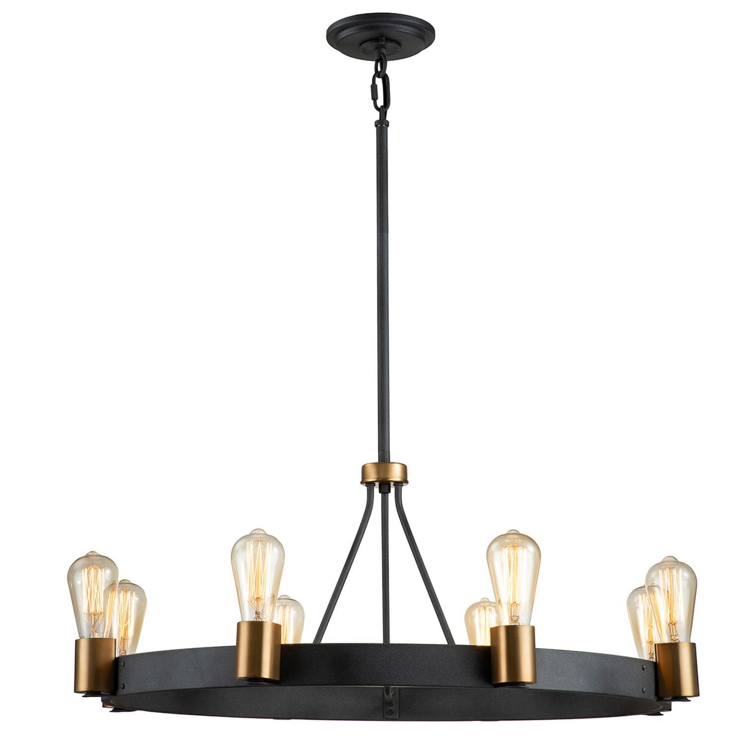 Lustre métal E27 D : 82,9 cm H : max. 122,5 cm