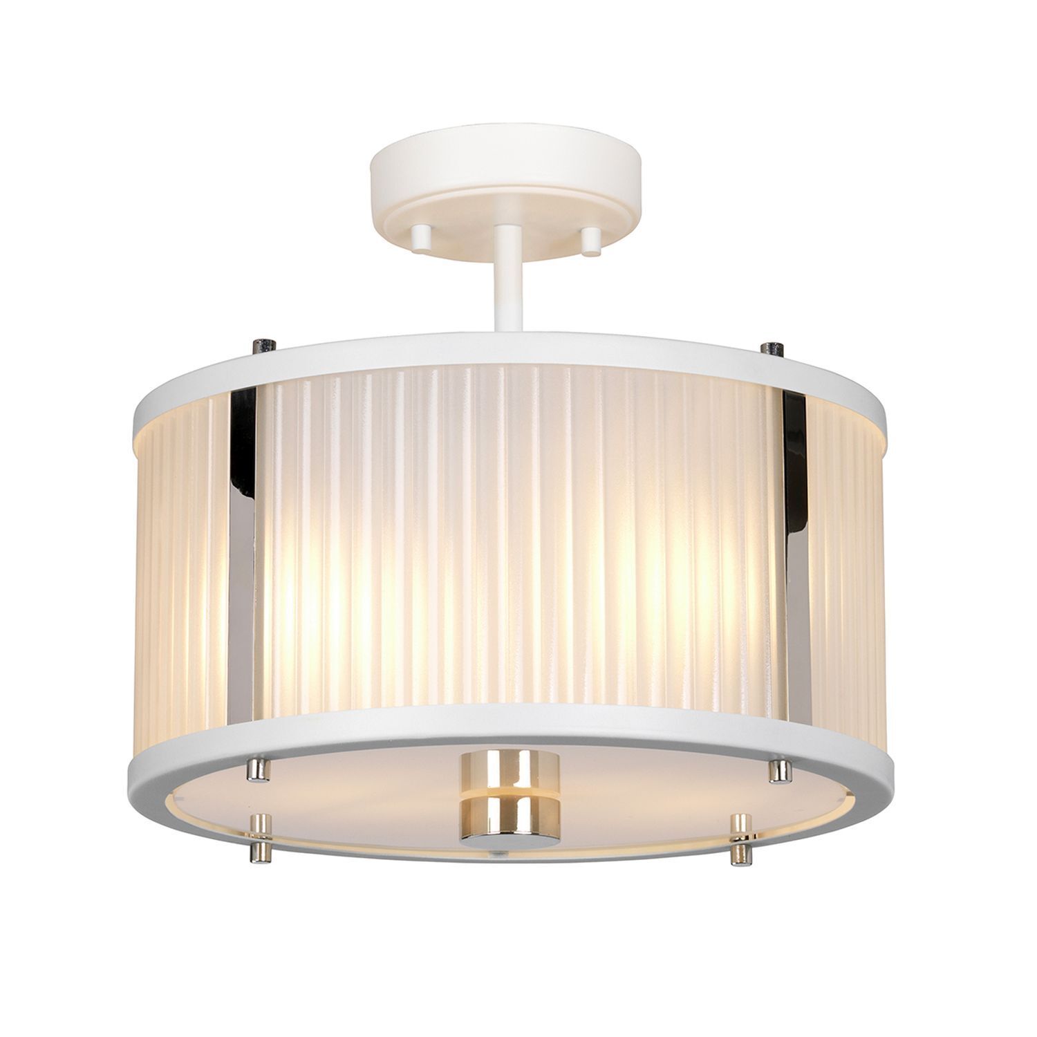 Lampe à suspendre Blanc Transparent Ø30 m rond Table à manger CARILA