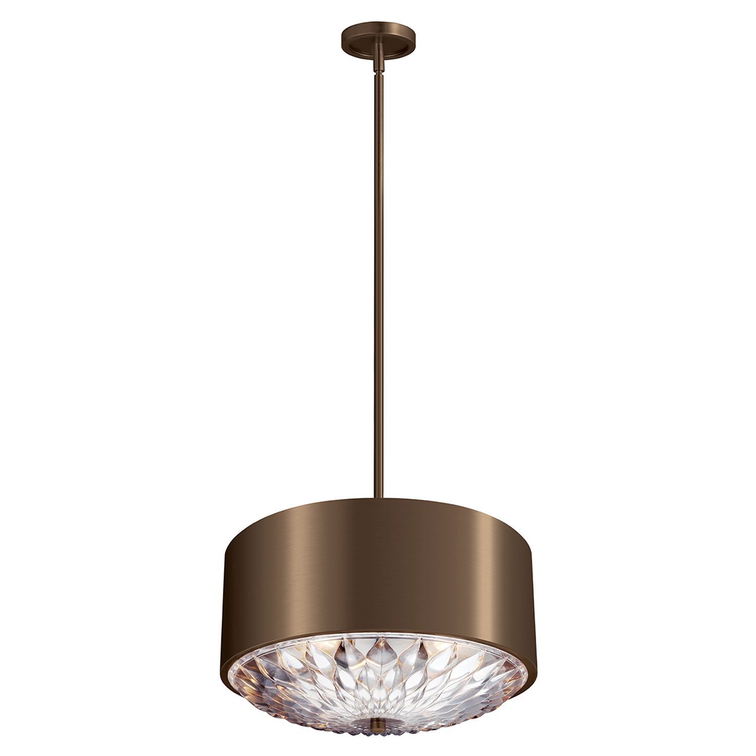 Plafonnier design BRYLANT cristal ajustable