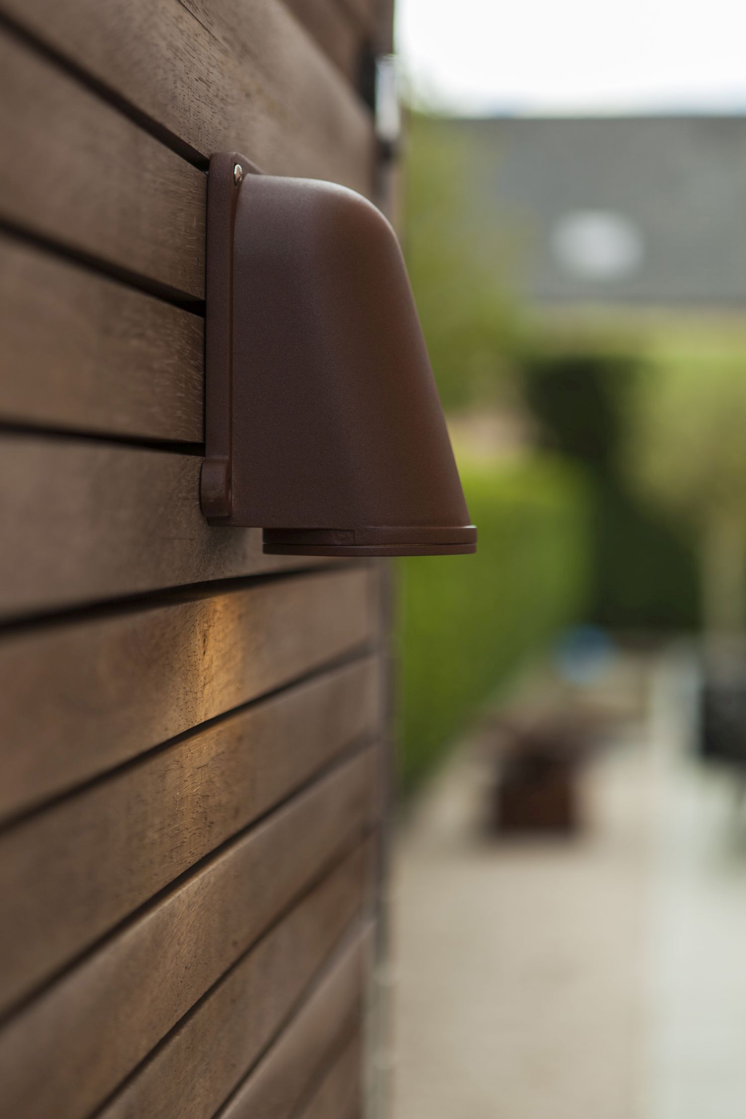 Applique murale Extérieur Aluminium GU10 IP54 H:14,6 cm Marron rouille